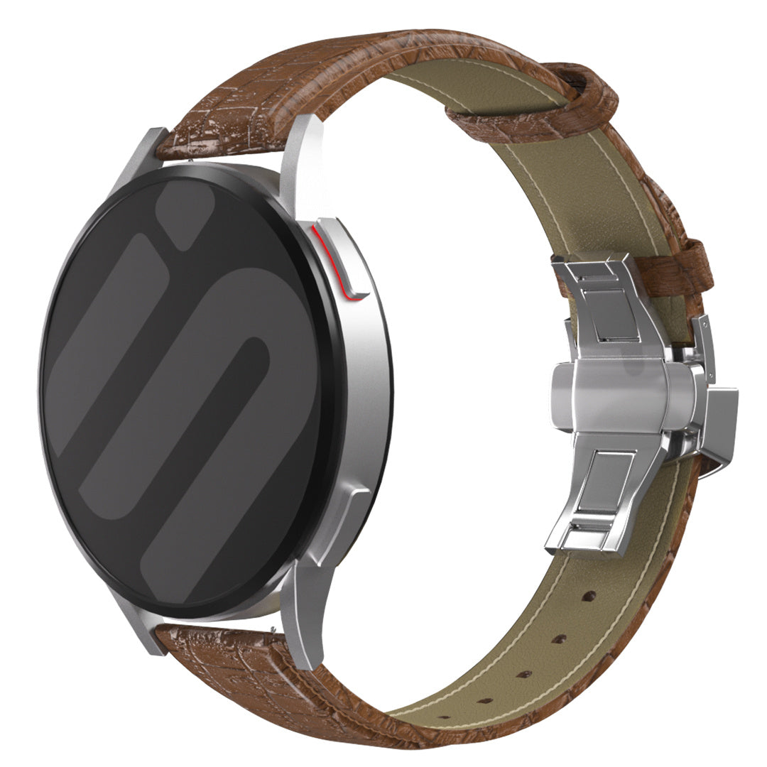 Amazfit GTR Mini luxe leren bandje (bruin)