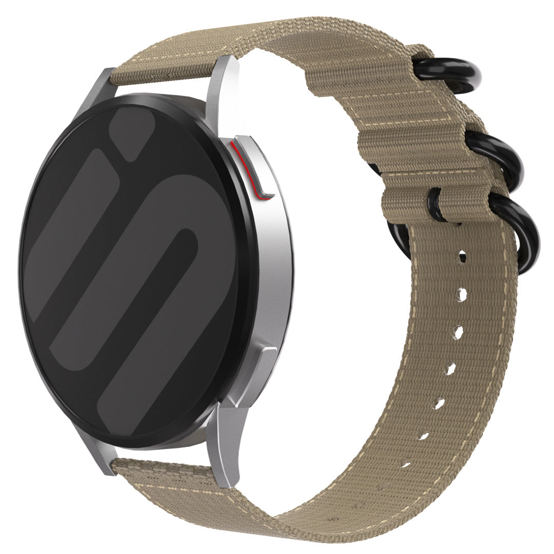 Amazfit GTS 3 nylon gesp band (khaki)