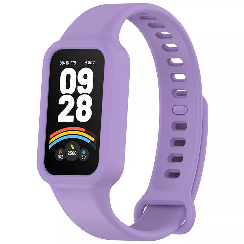 Xiaomi Smart Band 9 Active siliconen bandje (lichtpaars)