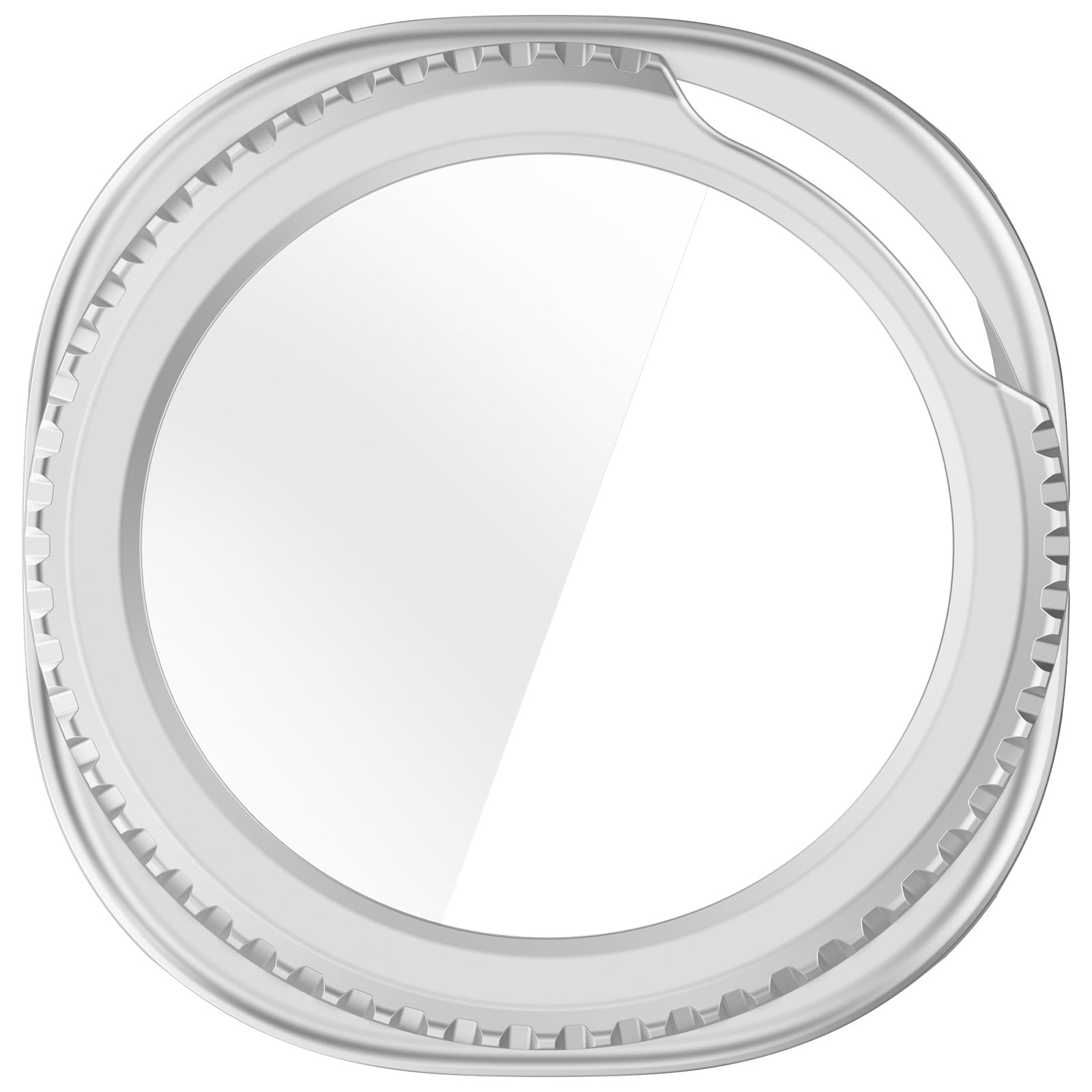 Samsung Galaxy Watch 8 Classic hard case met glas (zilver)