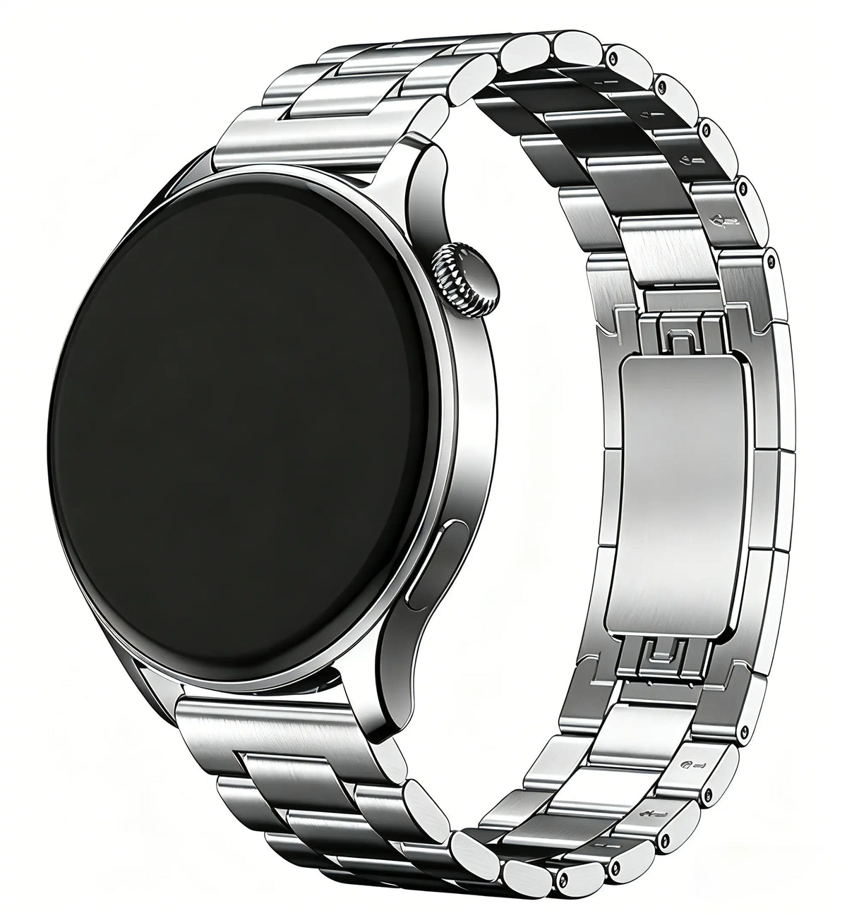 Fossil Gen 5e - 44mm One Push' stalen band (zilver)