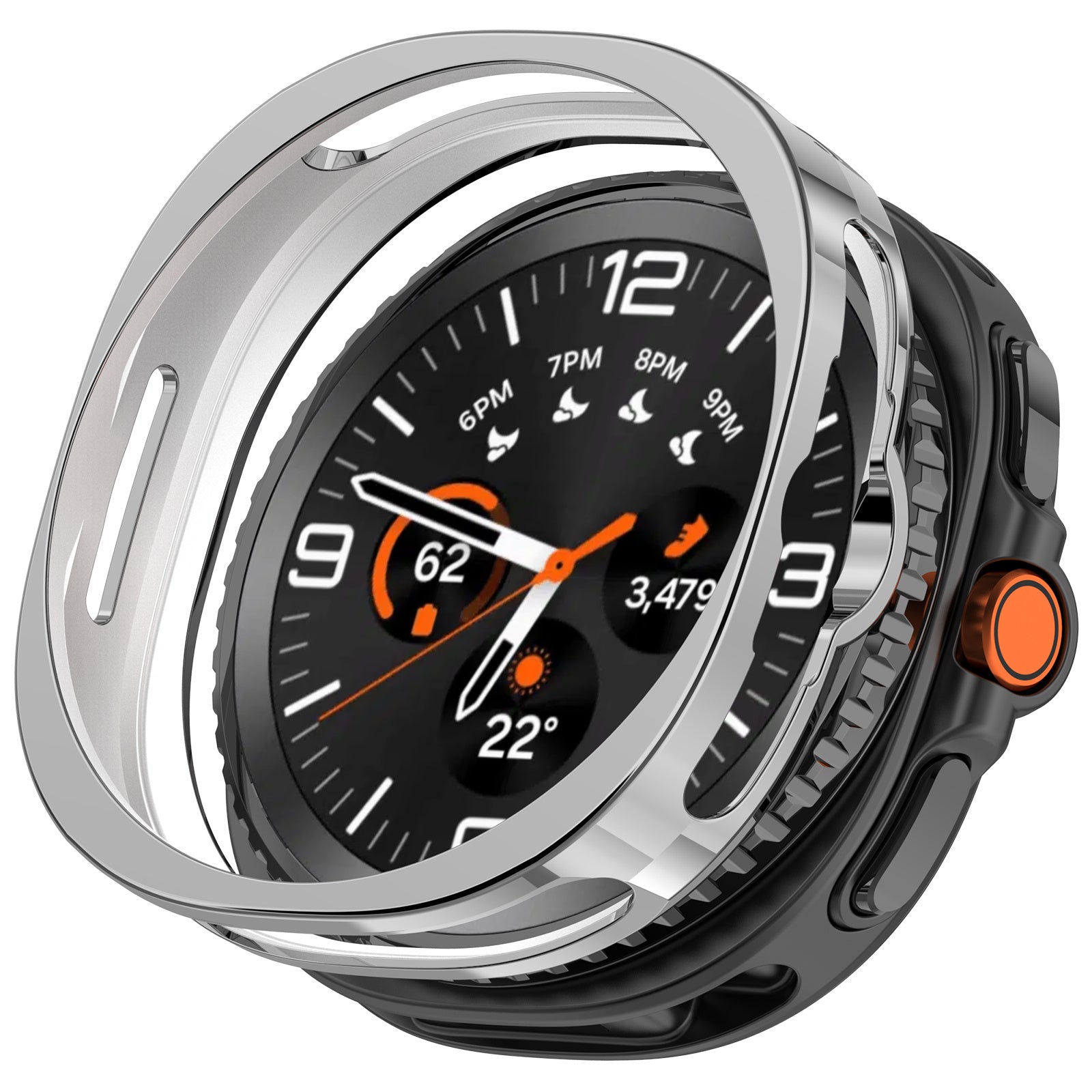 Samsung Galaxy Watch 8 Classic TPU case (zilver)