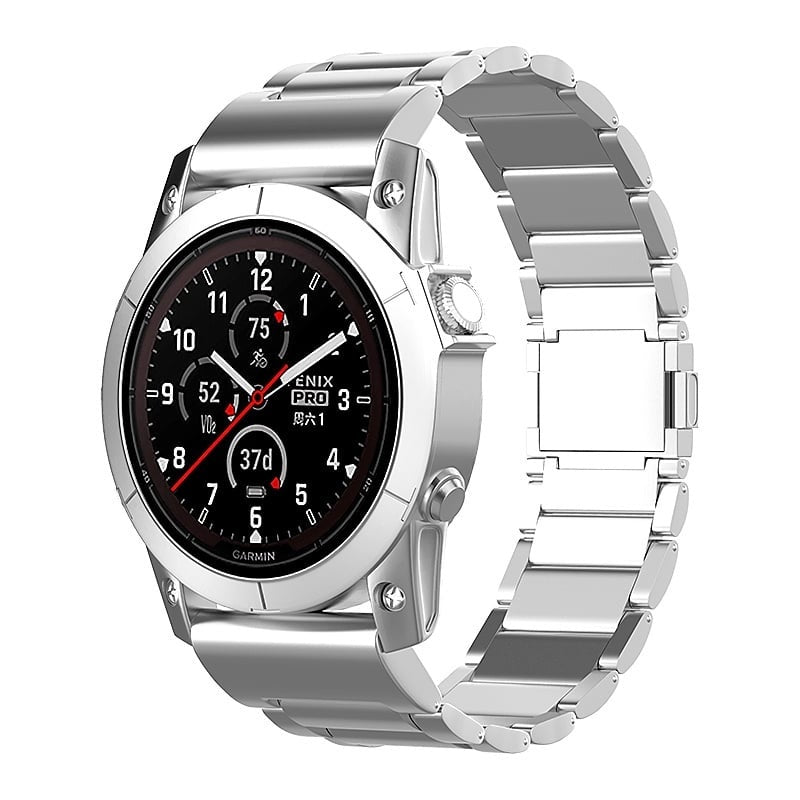 Garmin Fenix E Magnetic Titanium Strap (Silver)