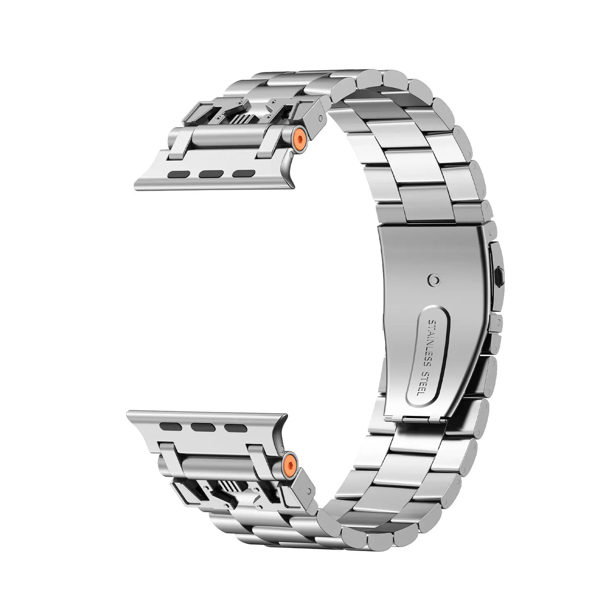 Apple Watch mecha stalen band (zilver)