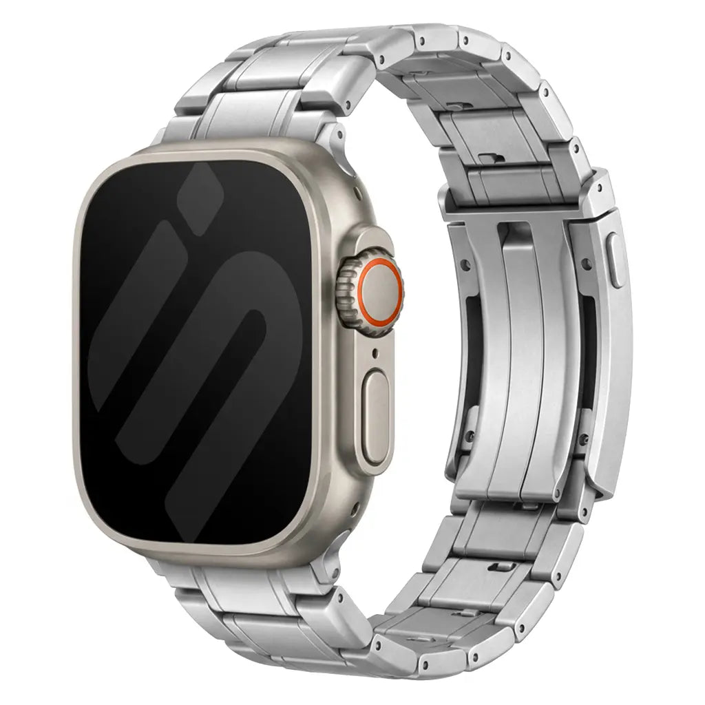 Apple Watch Adjustable Titanium Strap (Silver)
