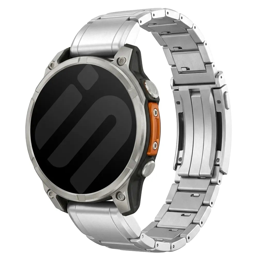 Garmin Fenix E Adjustable Titanium Strap (Silver)