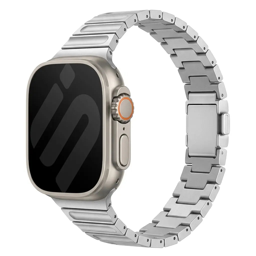 Apple Watch Ultra magetische titanium band (zilver)
