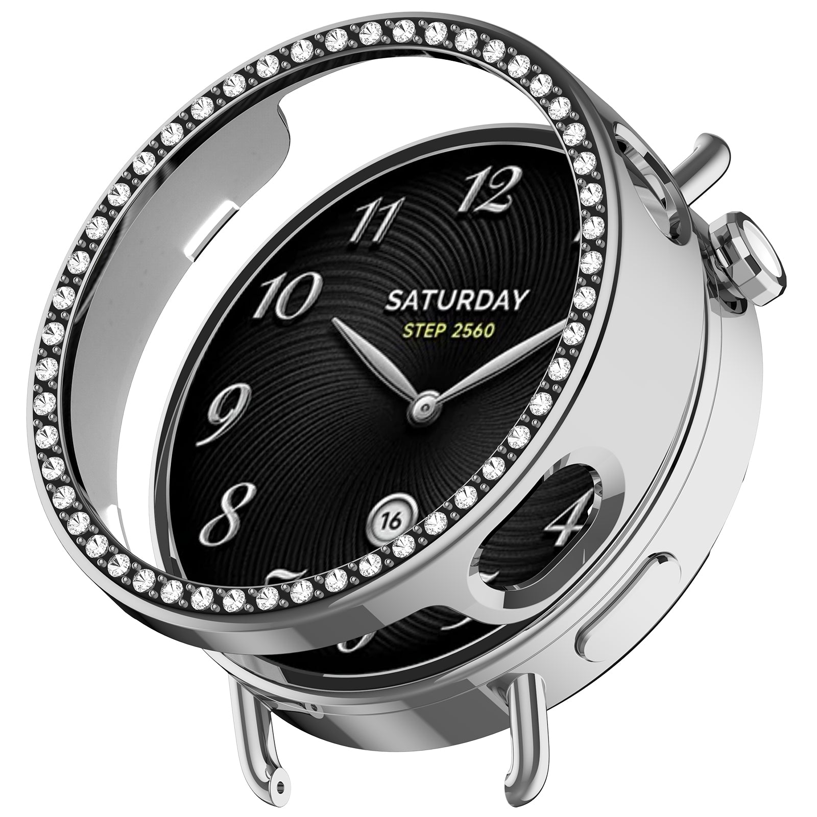 Xiaomi Watch S4 - 41mm diamond hard case (zilver)