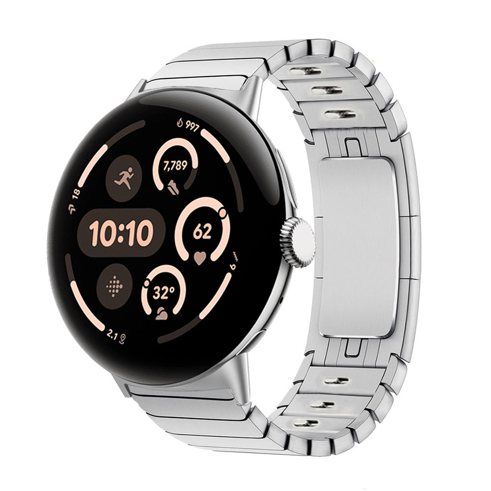 Google Pixel Watch 4 - 45mm luxe metalen band (zwart)