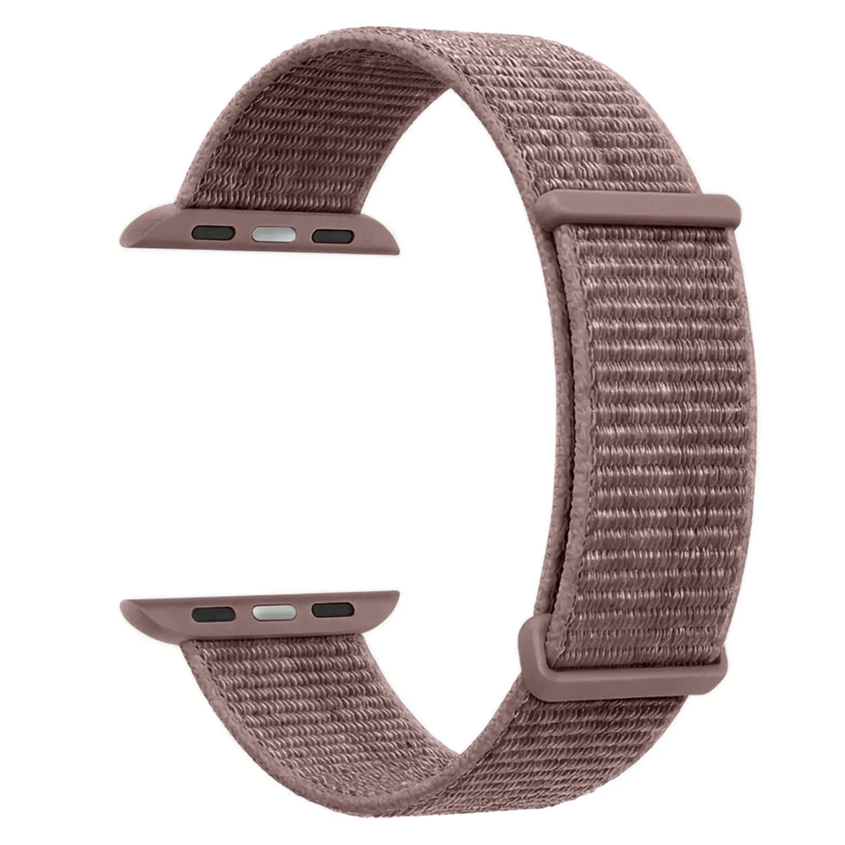 Apple Watch nylon loop bandje (mauve)