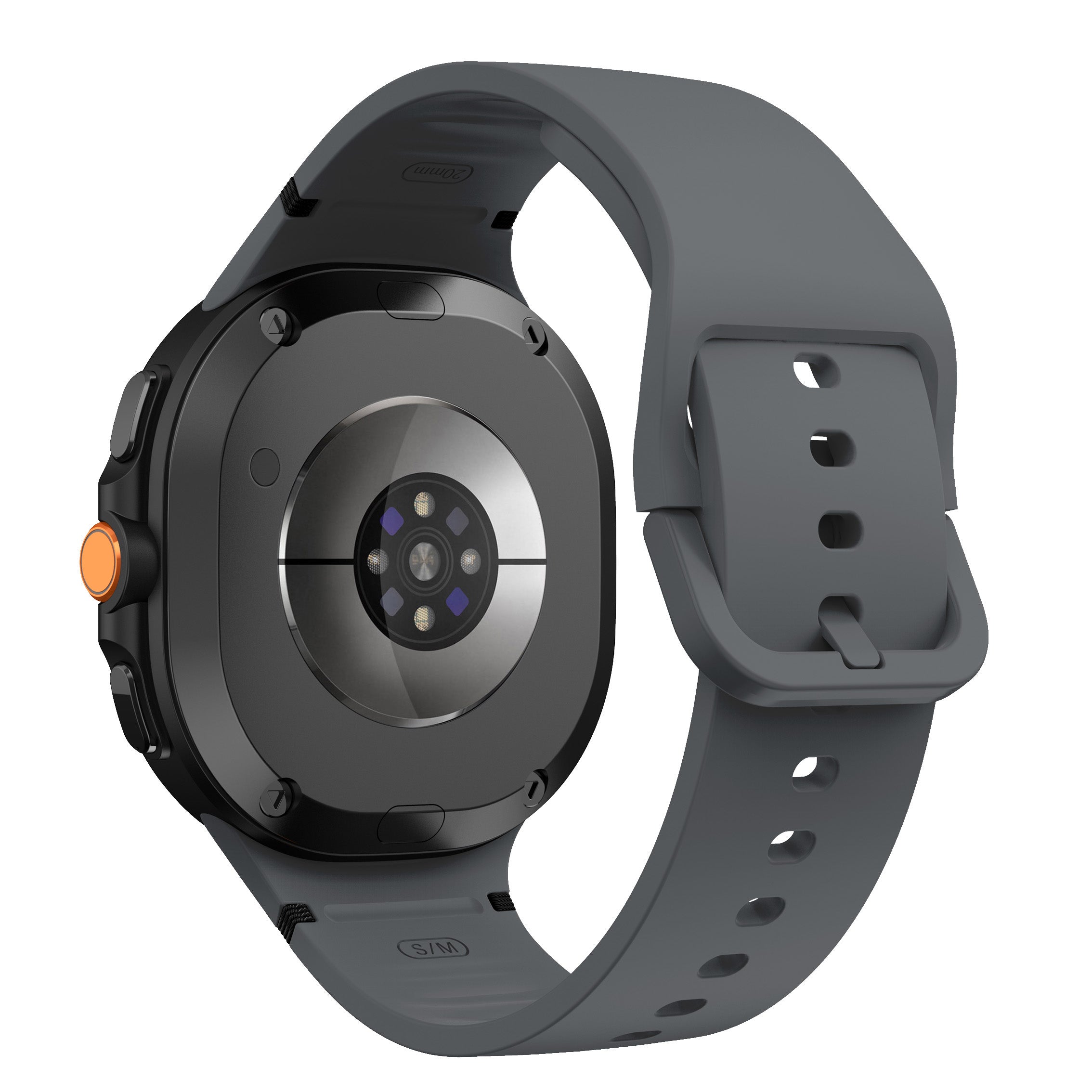 Samsung Galaxy Watch 8 Classic siliconen bandje (donkergrijs)