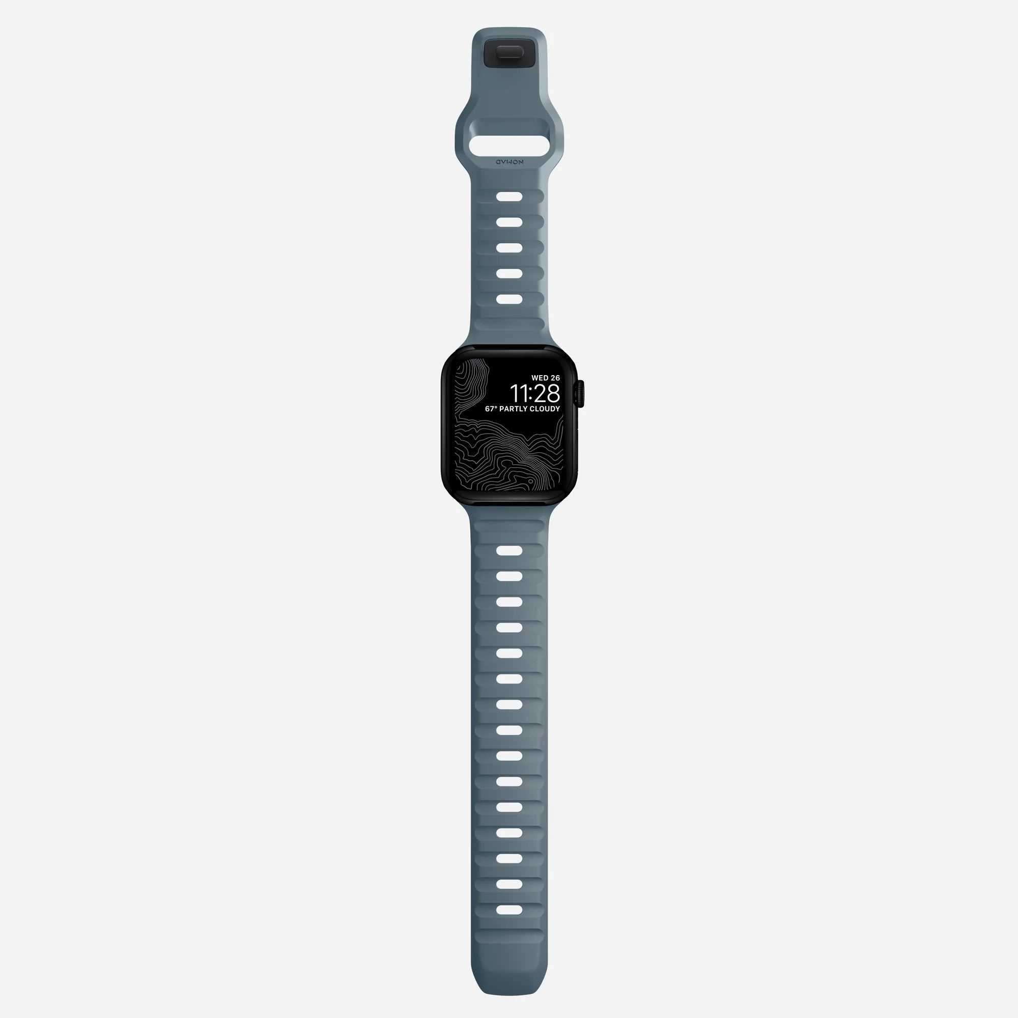 Nomad Sport Apple Watch siliconen bandje (marine blauw)