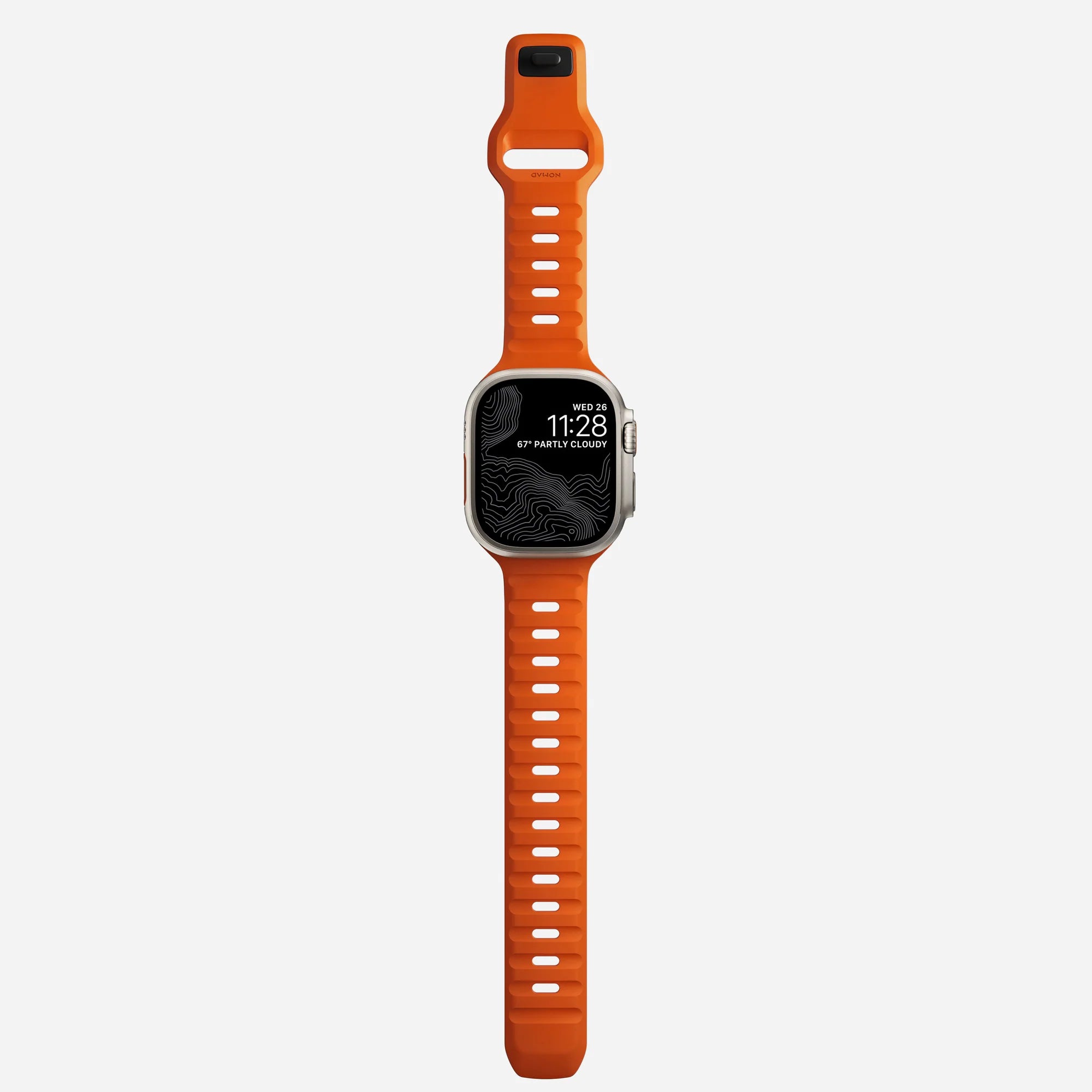 Nomad Sport Apple Watch siliconen bandje (ultra orange)