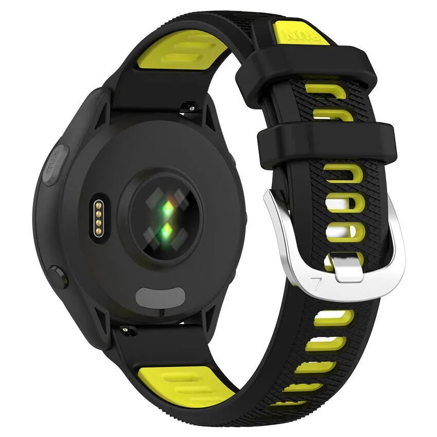 Coros Pace Pro sport gesp bandje (zwart/geel)