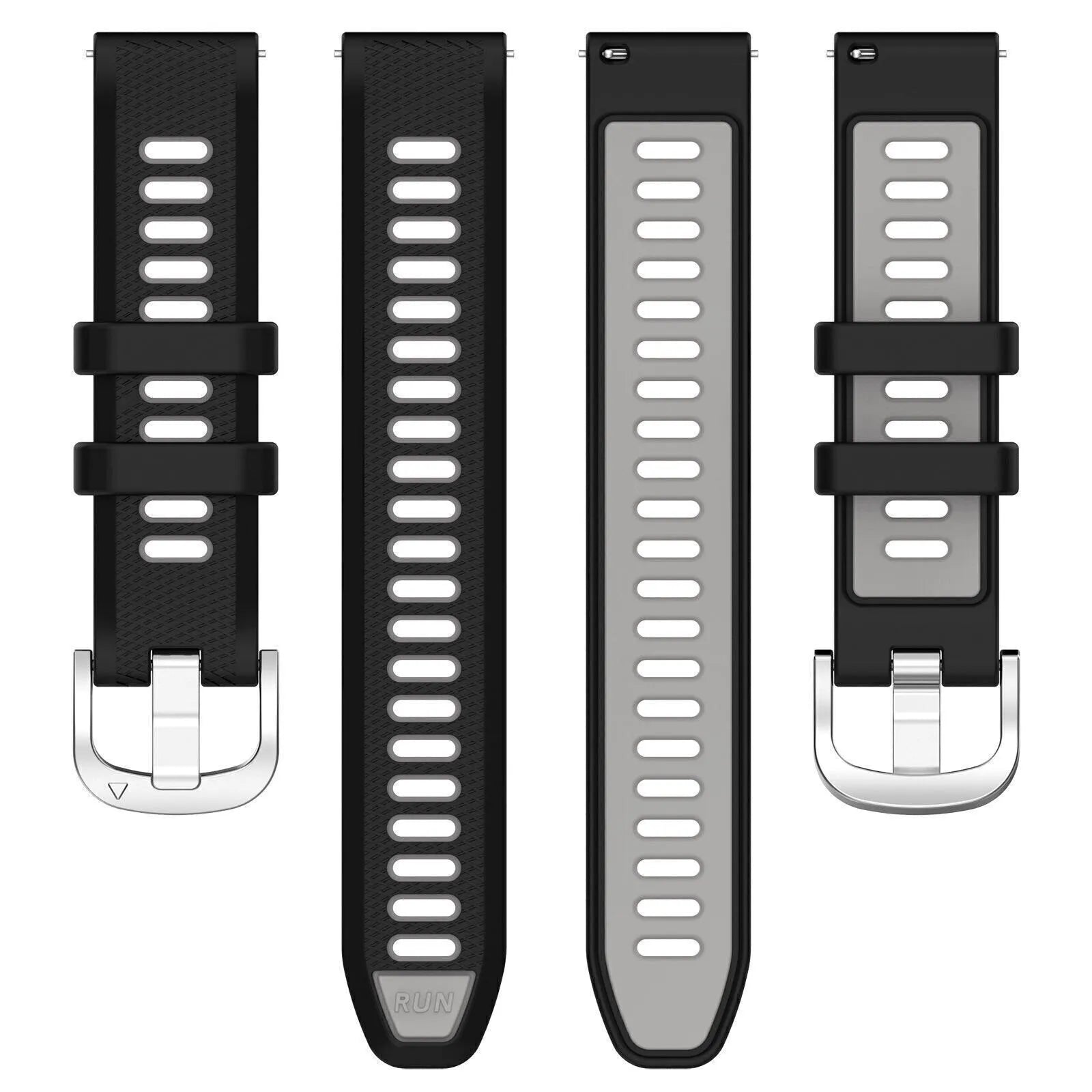 Coros Pace Pro sport gesp bandje (zwart/grijs)