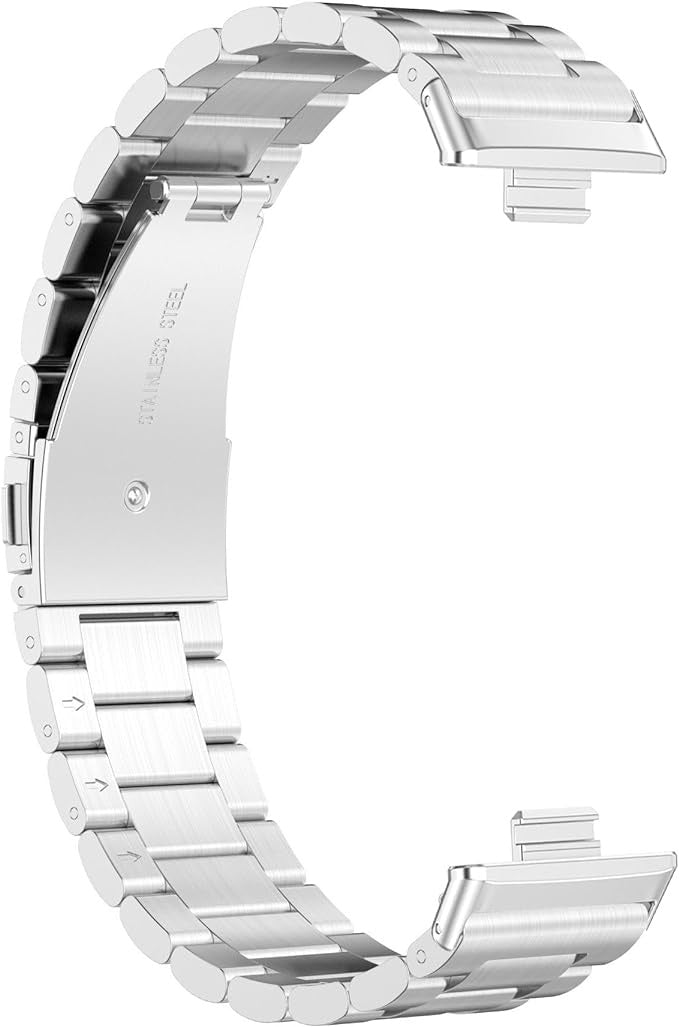 Huawei Watch Fit 4 stalen band (zilver)