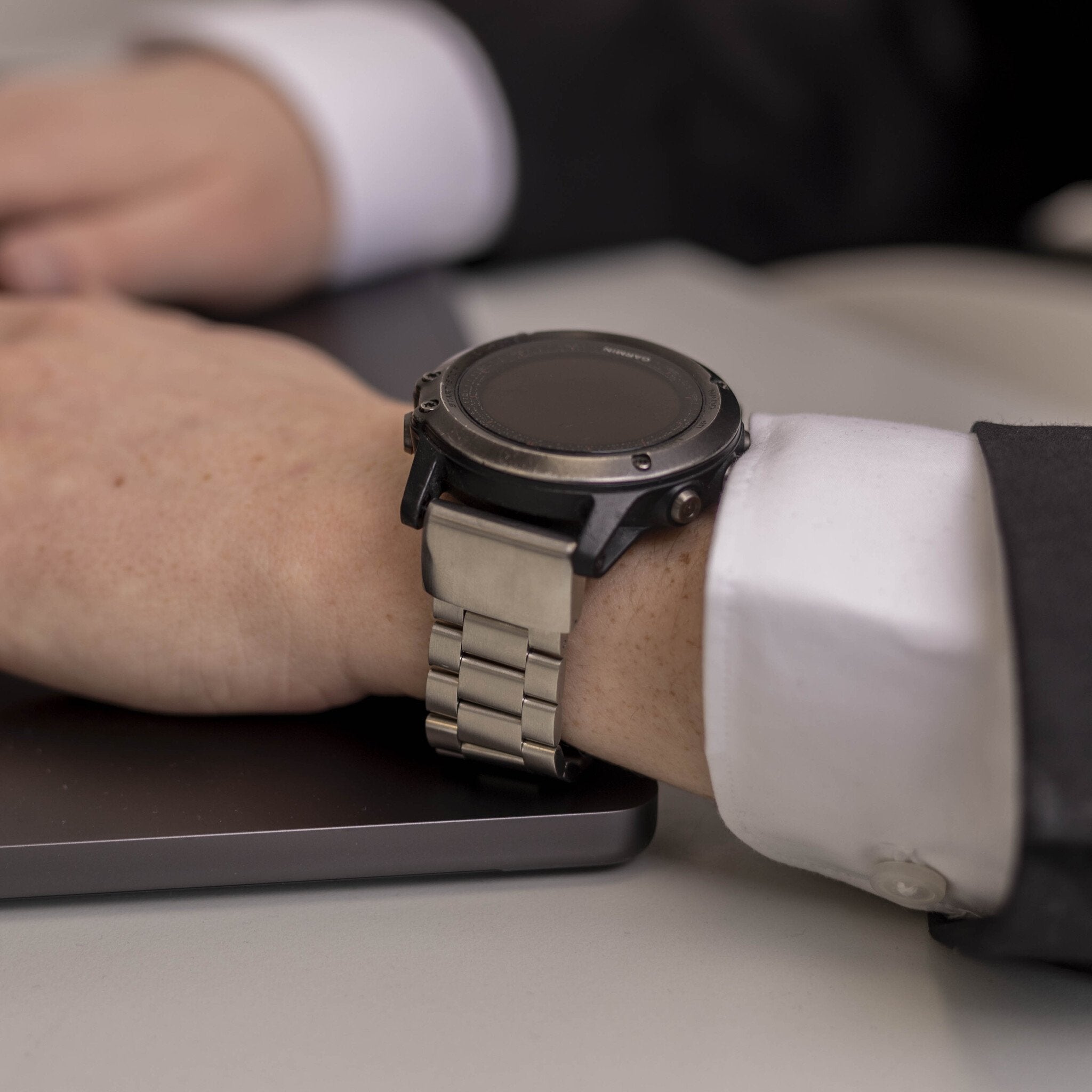 Garmin Approach S70 - 47mm stalen band (zilver)