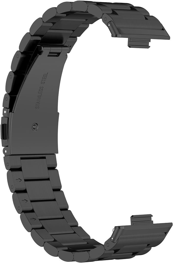 Huawei Watch Fit 4 stalen band (zwart)