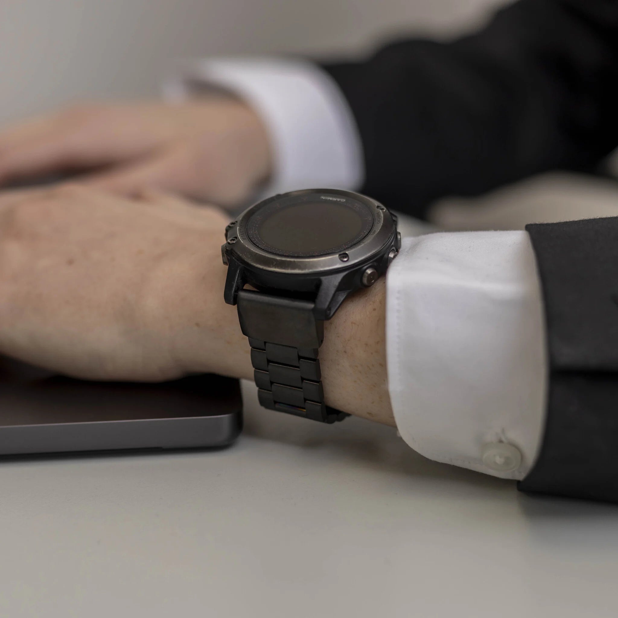 Garmin Epix Gen 2 stalen band (zwart)