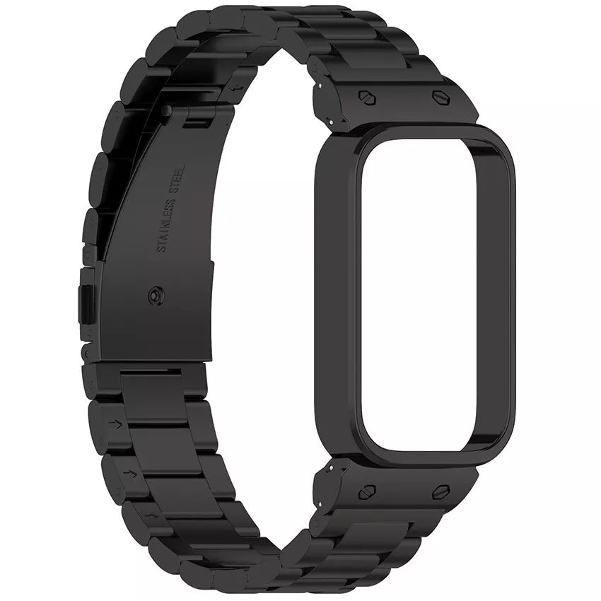 Xiaomi Smart Band 9 Active stalen band (zwart)