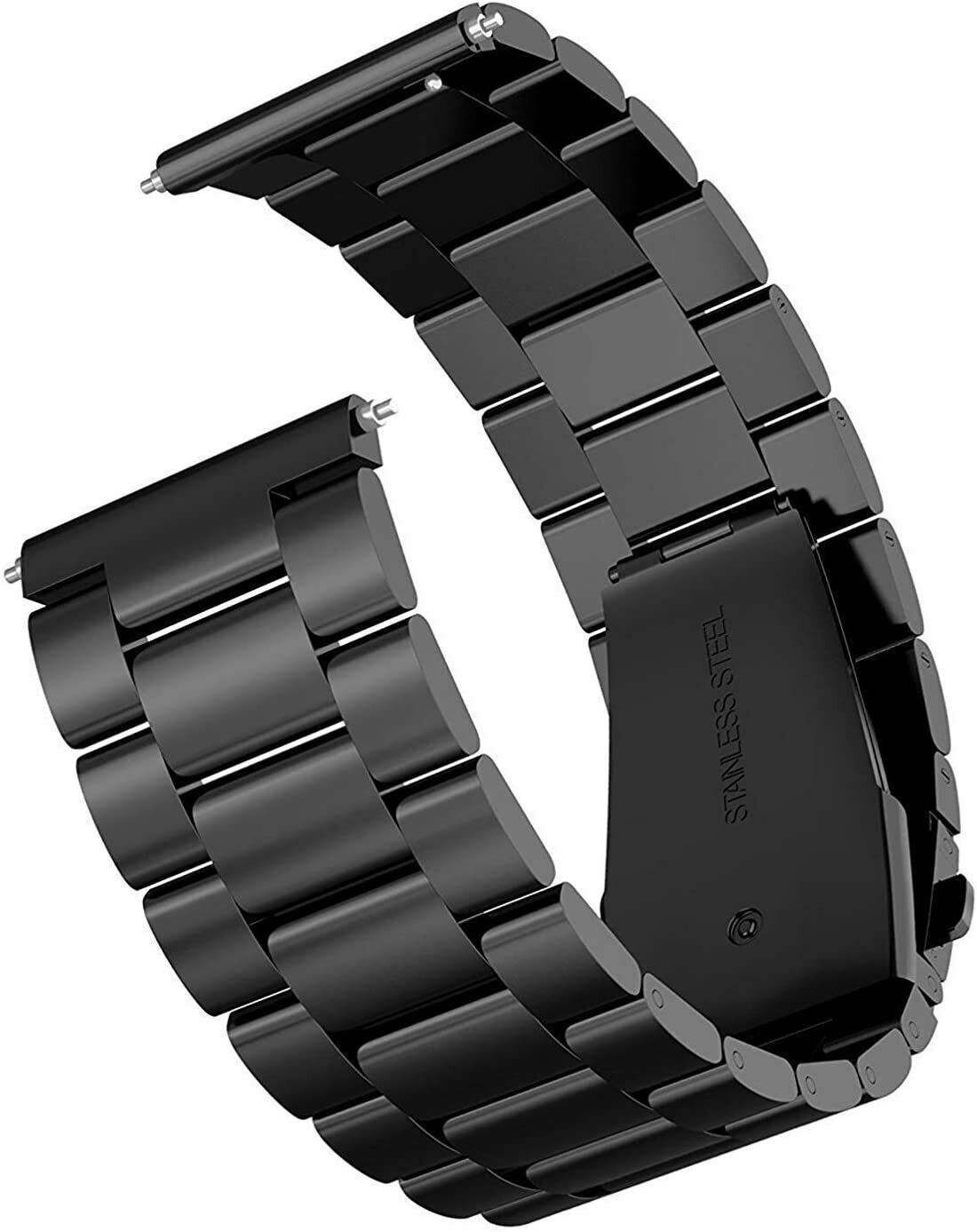 Garmin Vivoactive 3 stalen band (zwart)