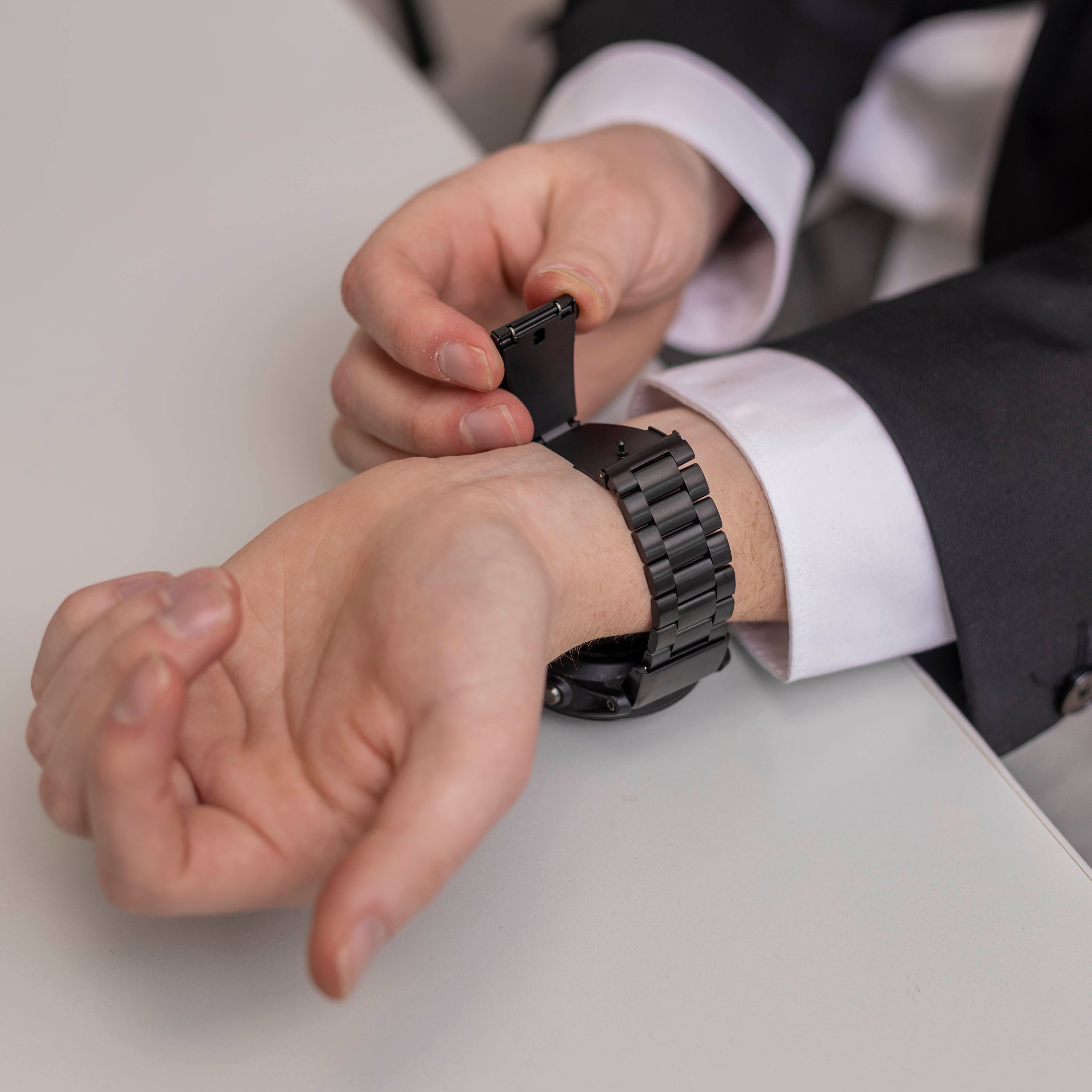 Garmin Instinct 3 - 50mm stalen band (zwart)