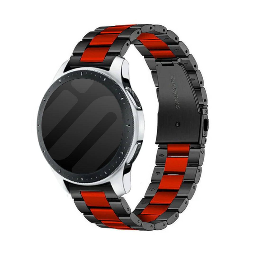 Suunto Vertical 2 stalen band (zwart/rood)