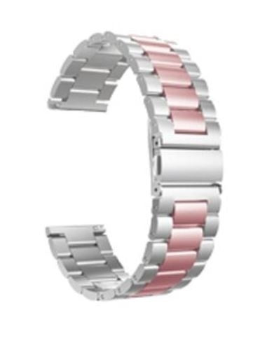 OnePlus Watch 3 - 43mm stalen band (zilver/roze)