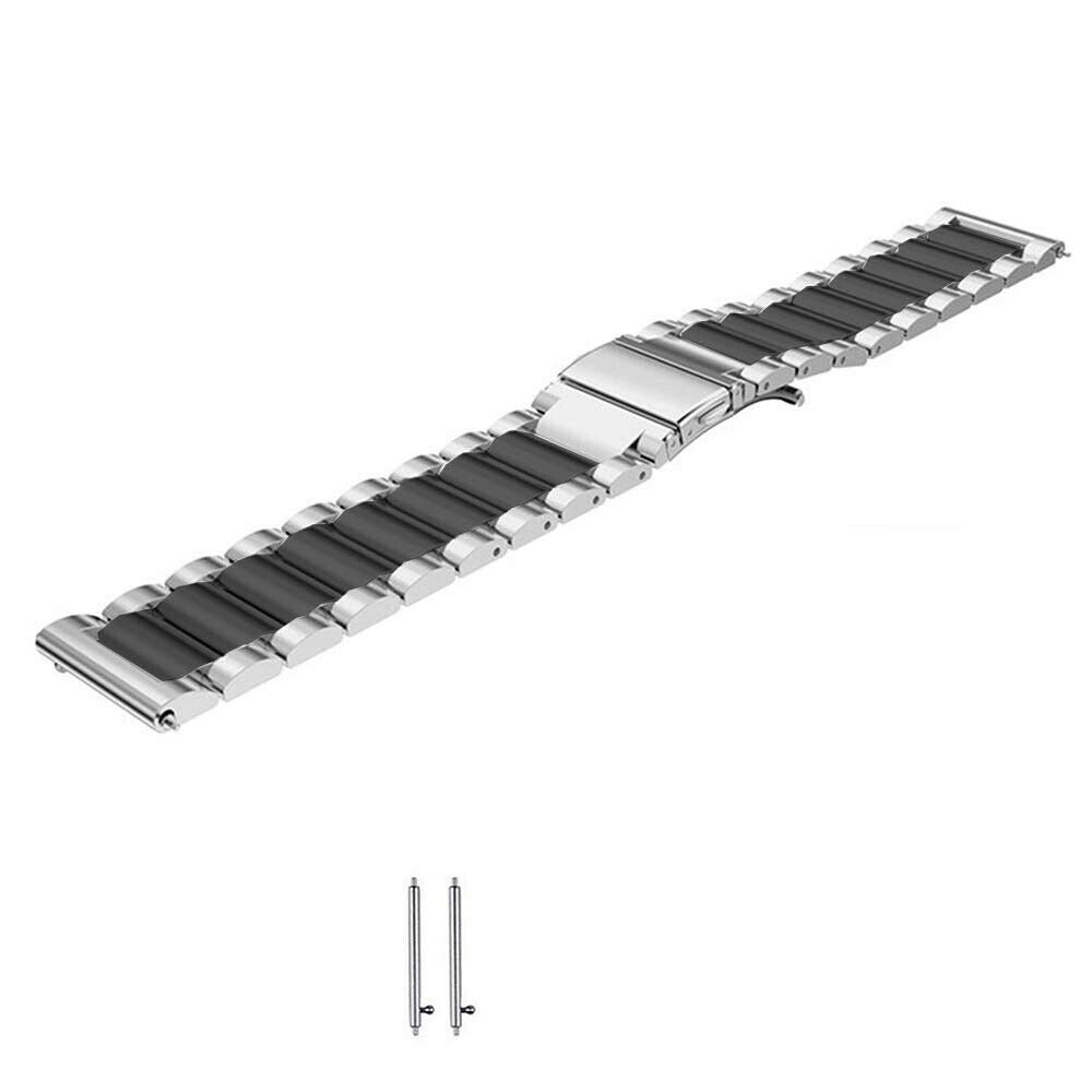 Coros Apex 2 stalen band (zilver/zwart)