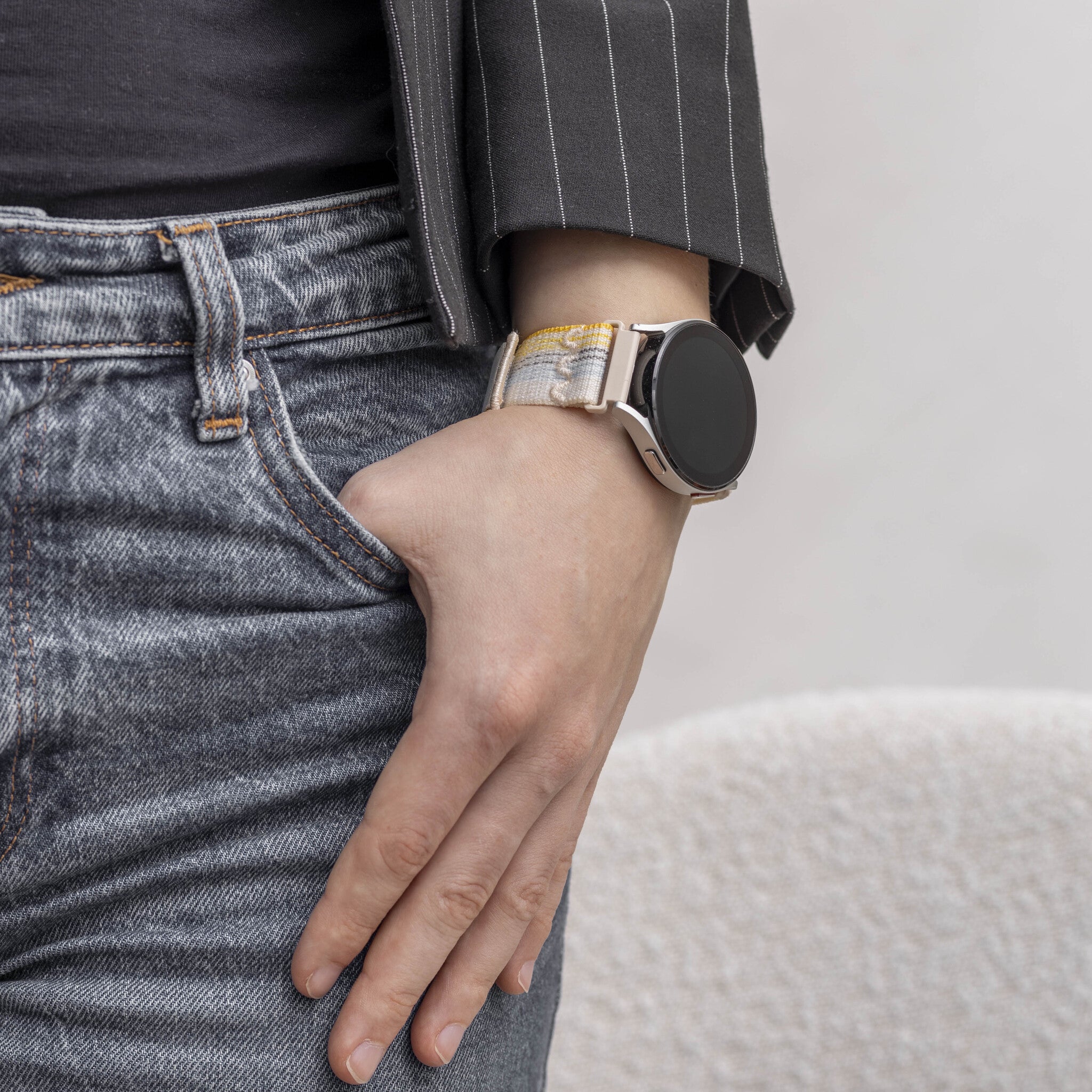 Huawei Watch GT 6 - 41mm nylon band (sterrenlicht mix)