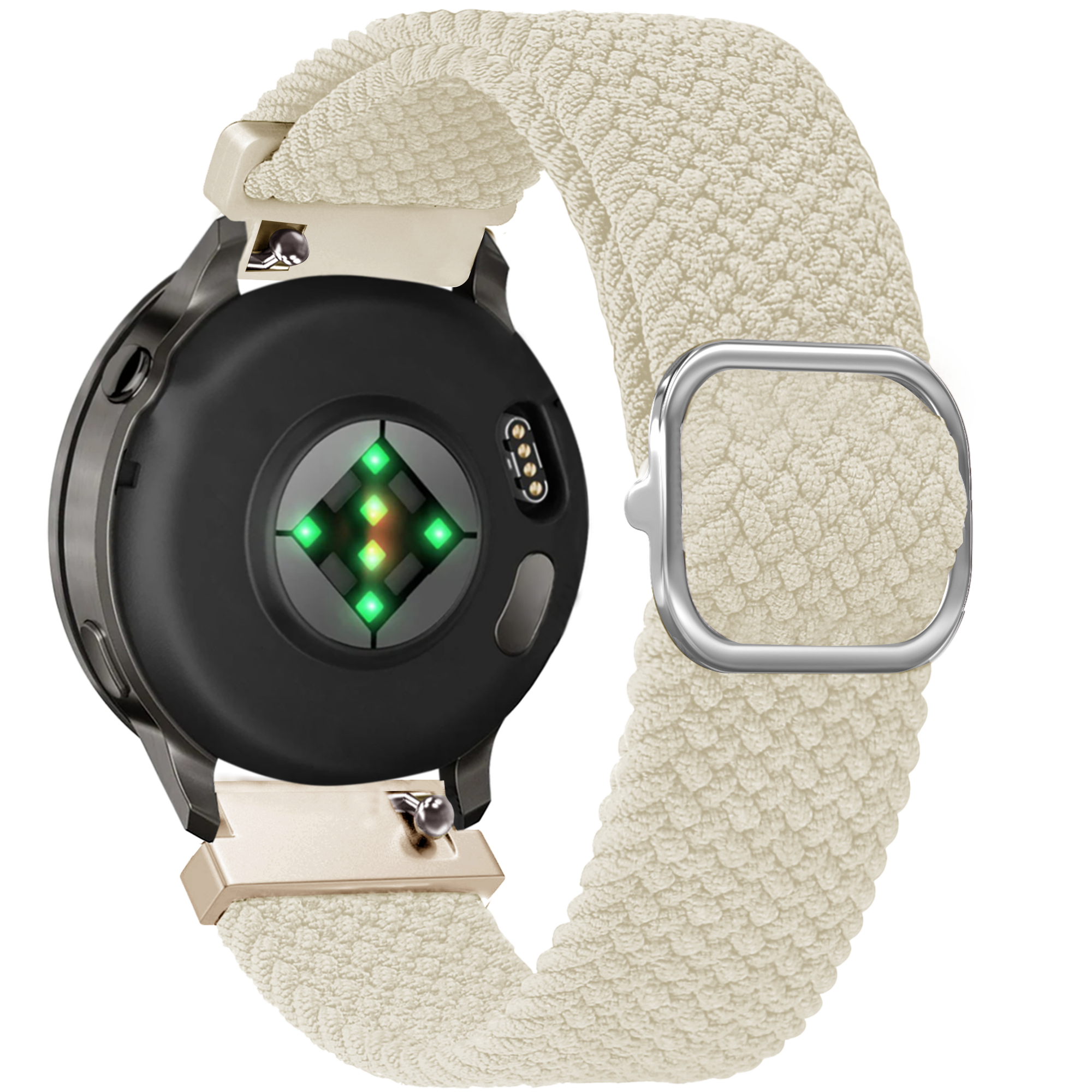 Bandz Garmin Venu 3s verstelbare nylon band (sterrenlicht)