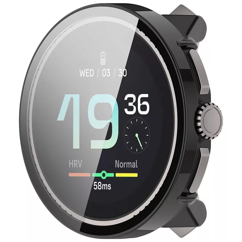 Suunto Race S PC case met glas (zwart)