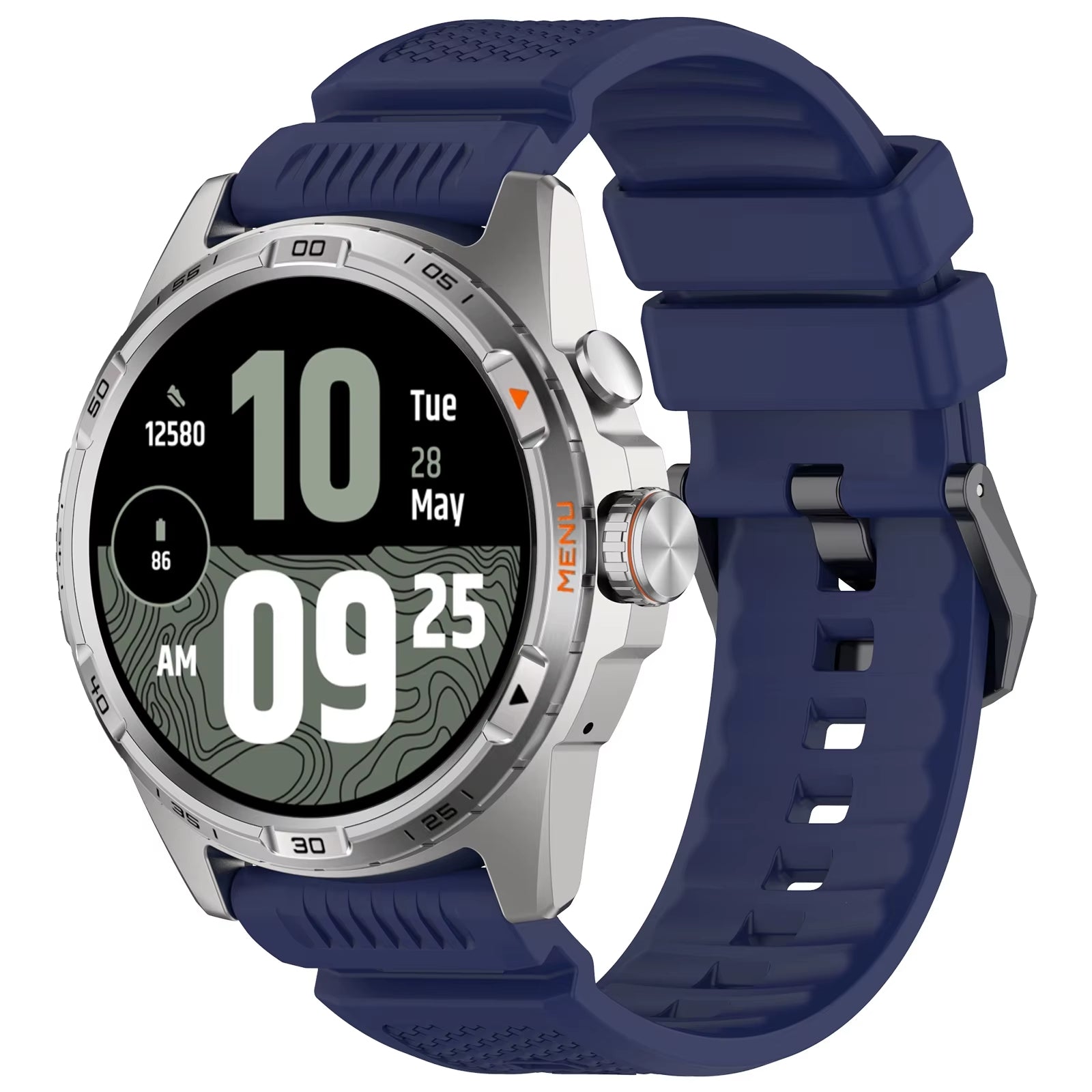 TicWatch Pro 5 Enduro Silicone Strap (Dark Blue)