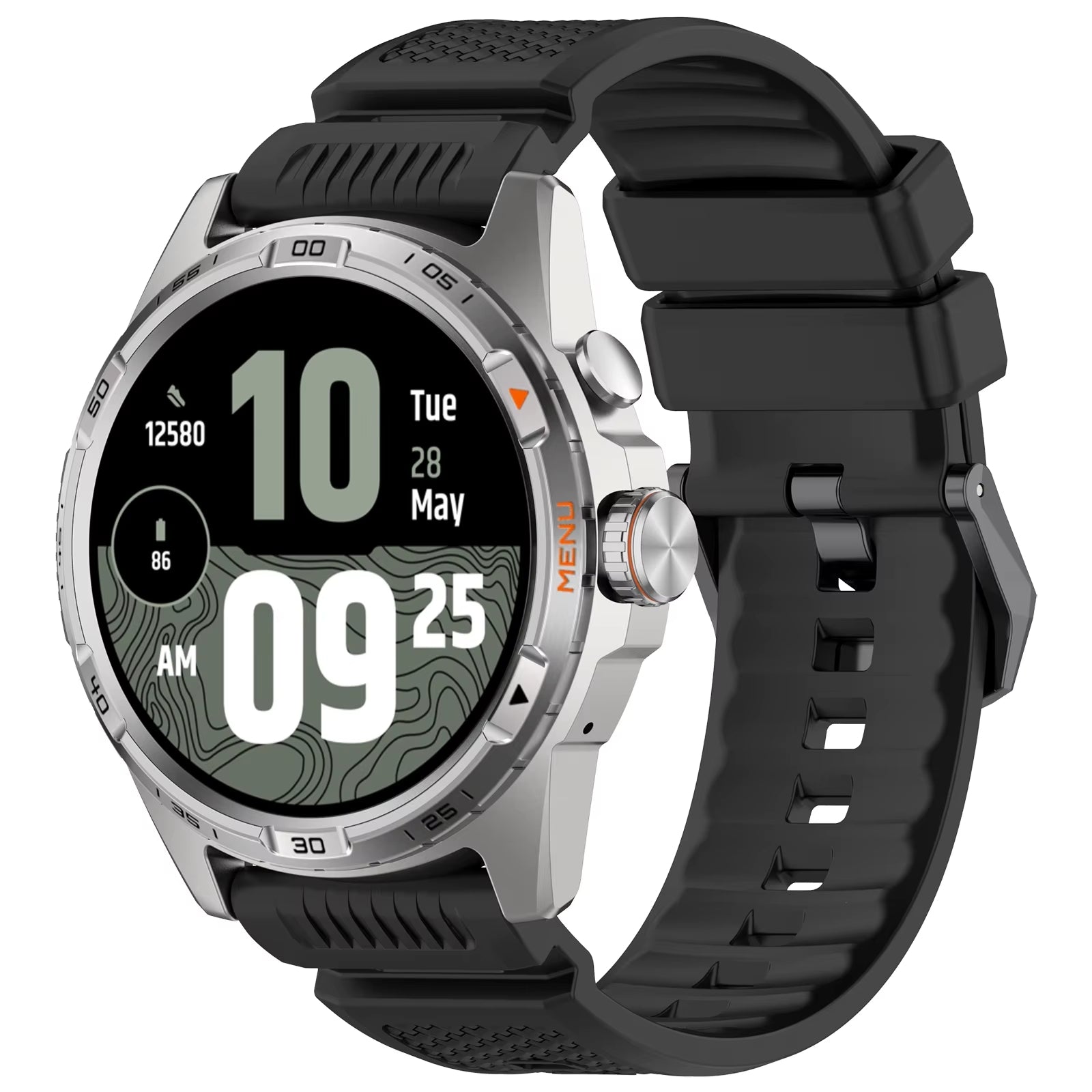 TicWatch Pro 5 Enduro Silicone Strap (Black)