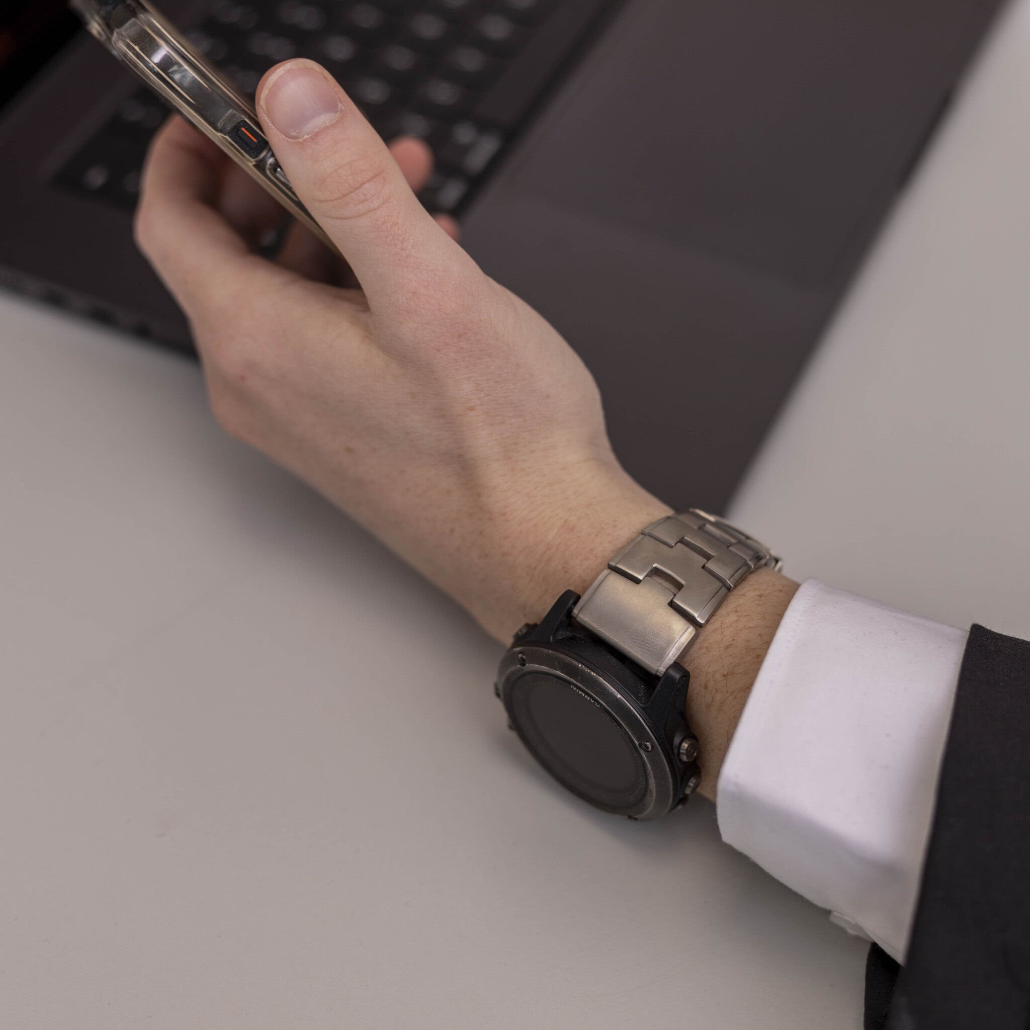 Garmin Tactix 7 titanium bandje (zilver)