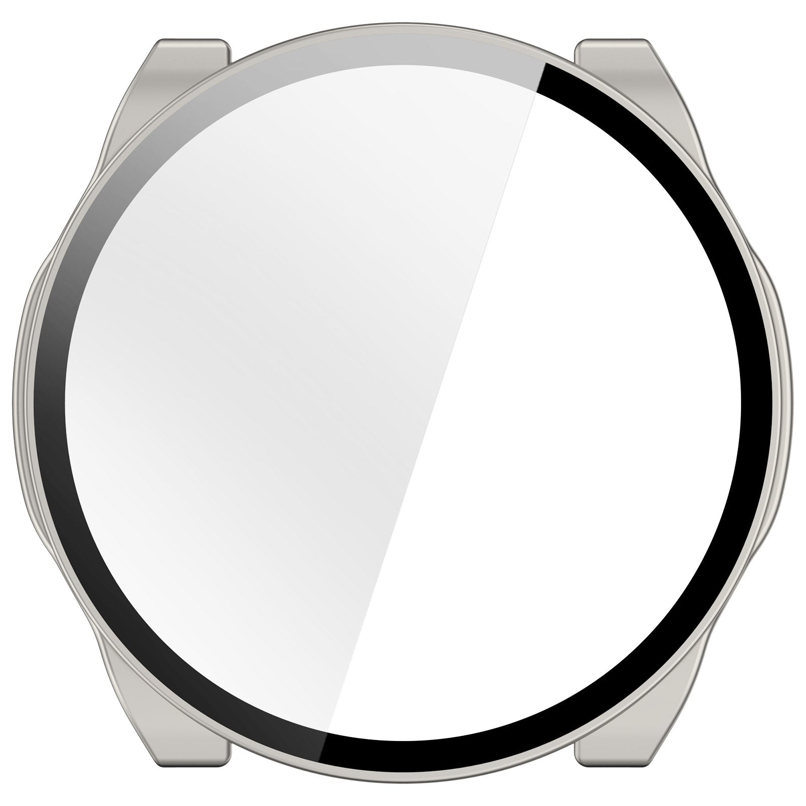 Amazfit Cheetah 2 Ultra hard case met glas (titanium)