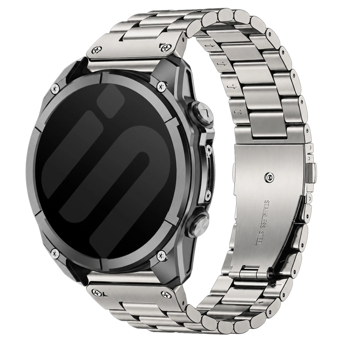 Garmin Approach S72 - 47mm premium stalen band (titanium)