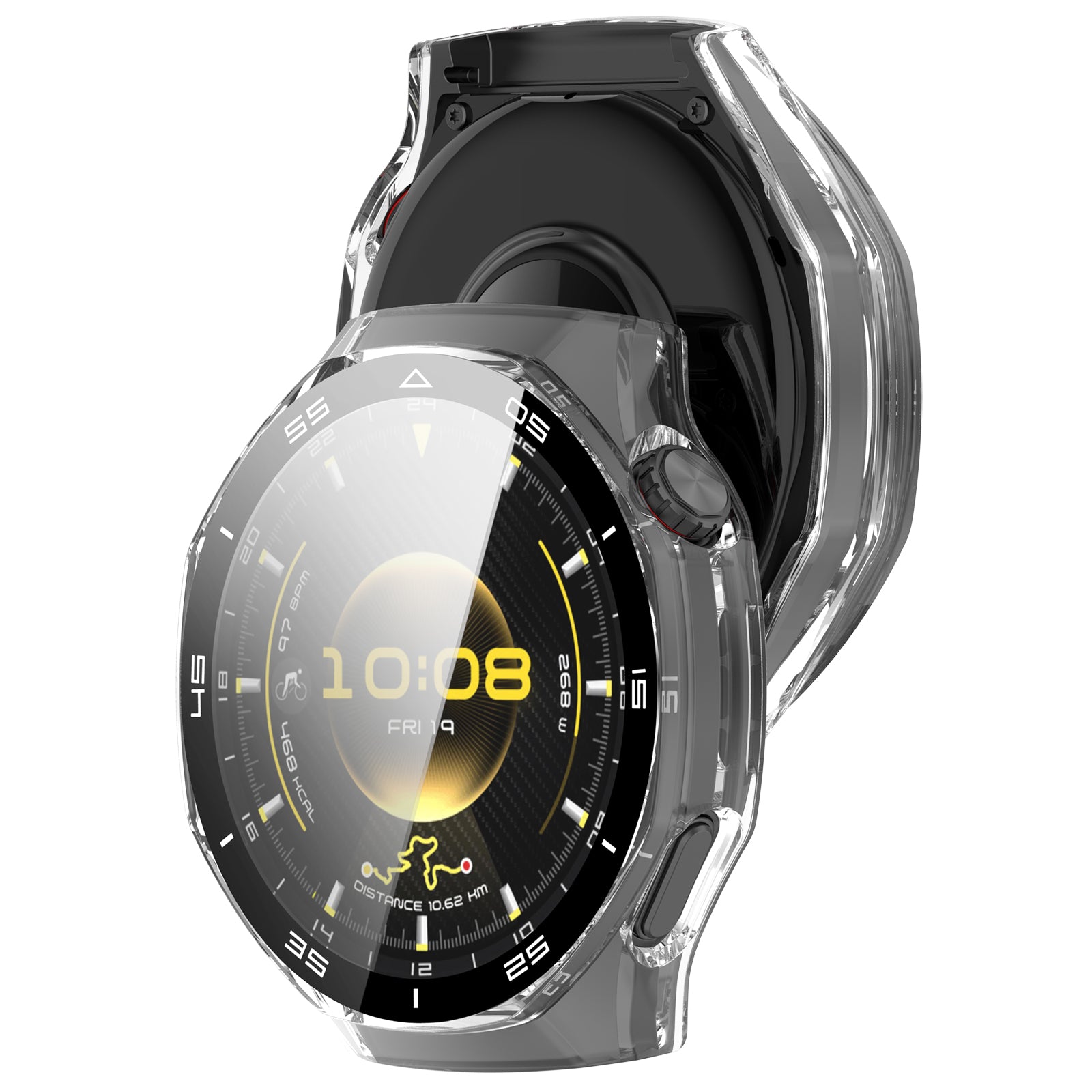 Huawei Watch GT 6 Pro hard case met glas (transparant)