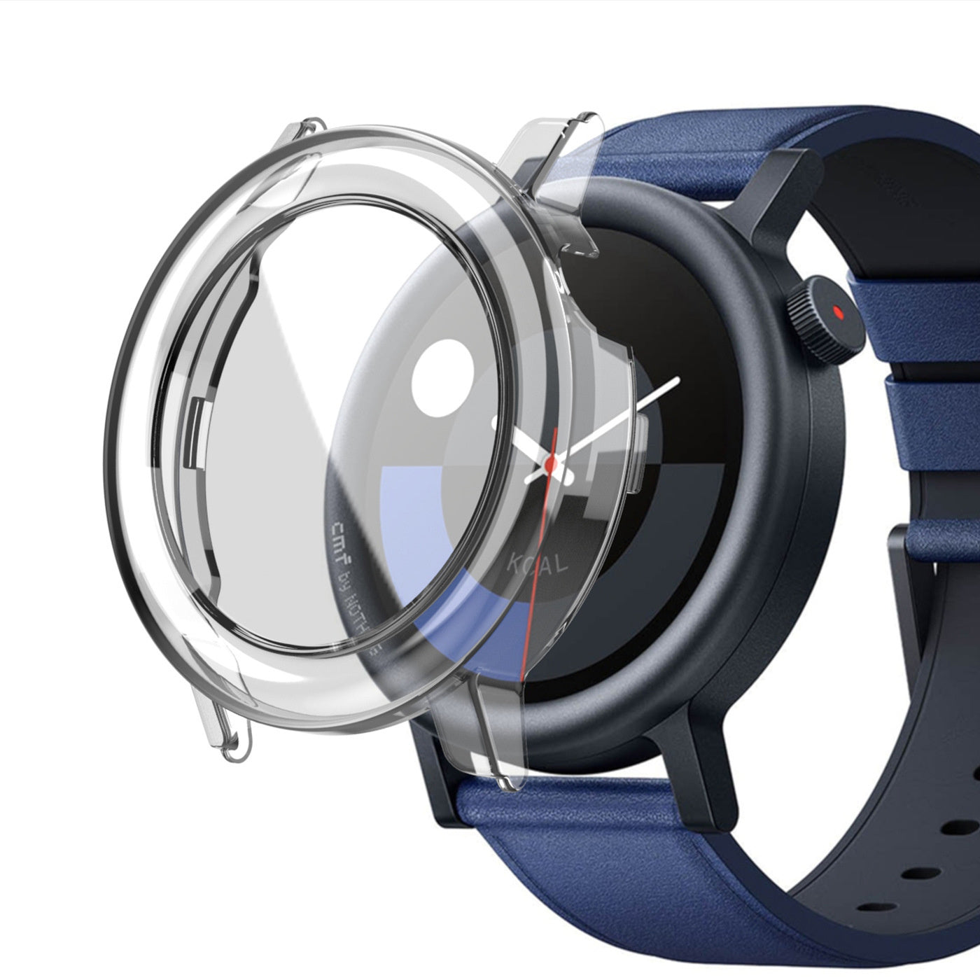 CMF Watch Pro 2 PC case met glas (transparant)