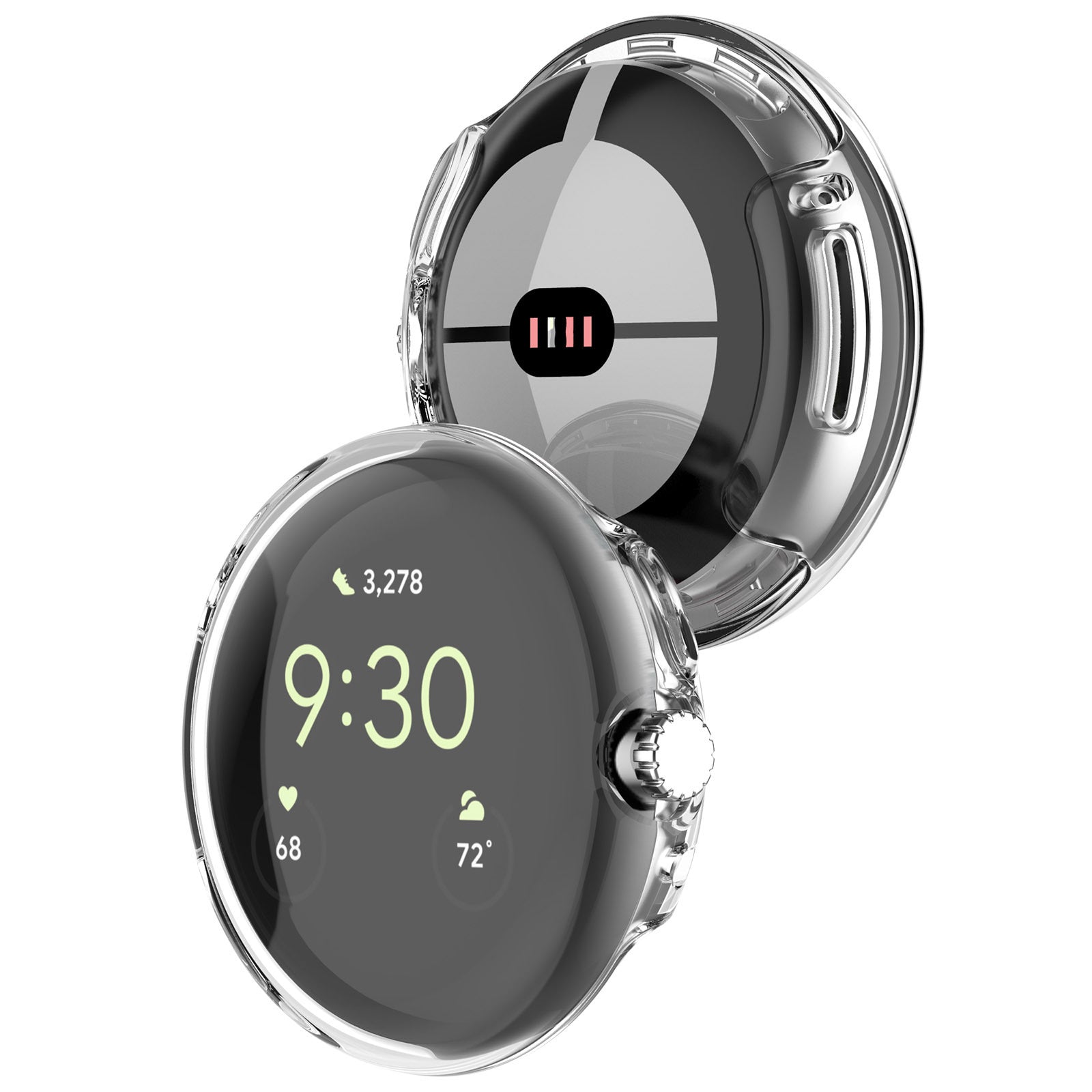 Google Pixel Watch 4 - 45mm TPU case (transparant)