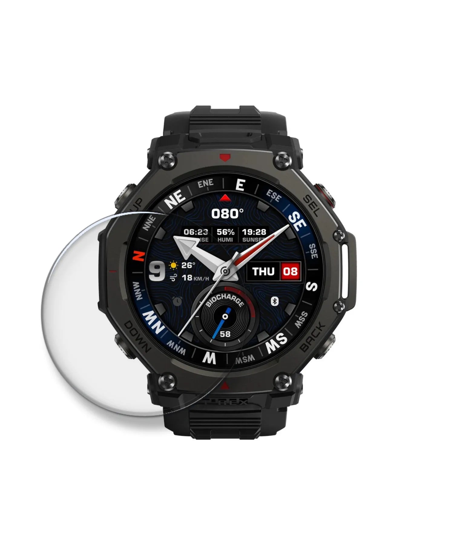 Amazfit T-Rex 3 Pro - 48mm screen protector (glas)