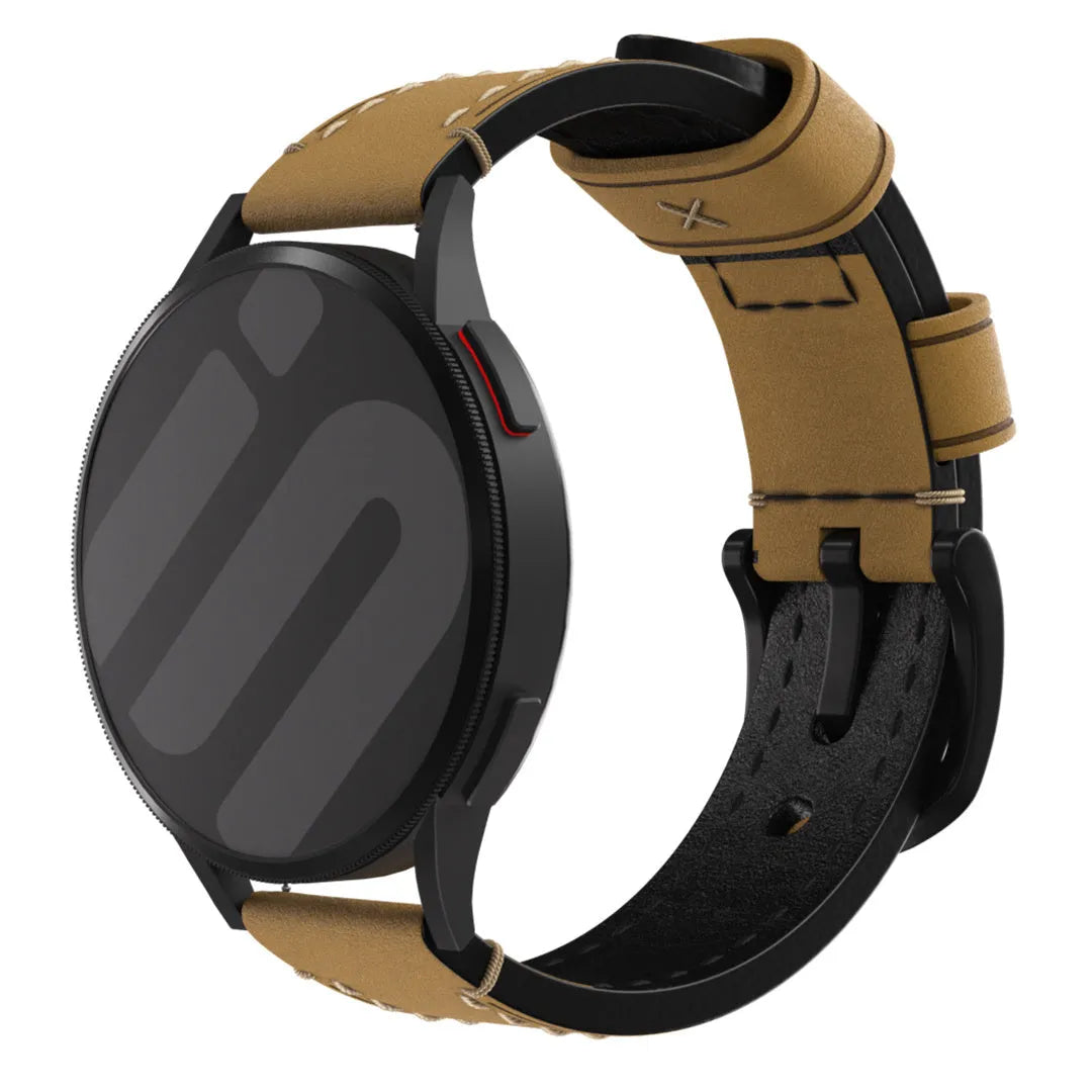 Oppo Watch X2 Mini genuine leren band (bruin)