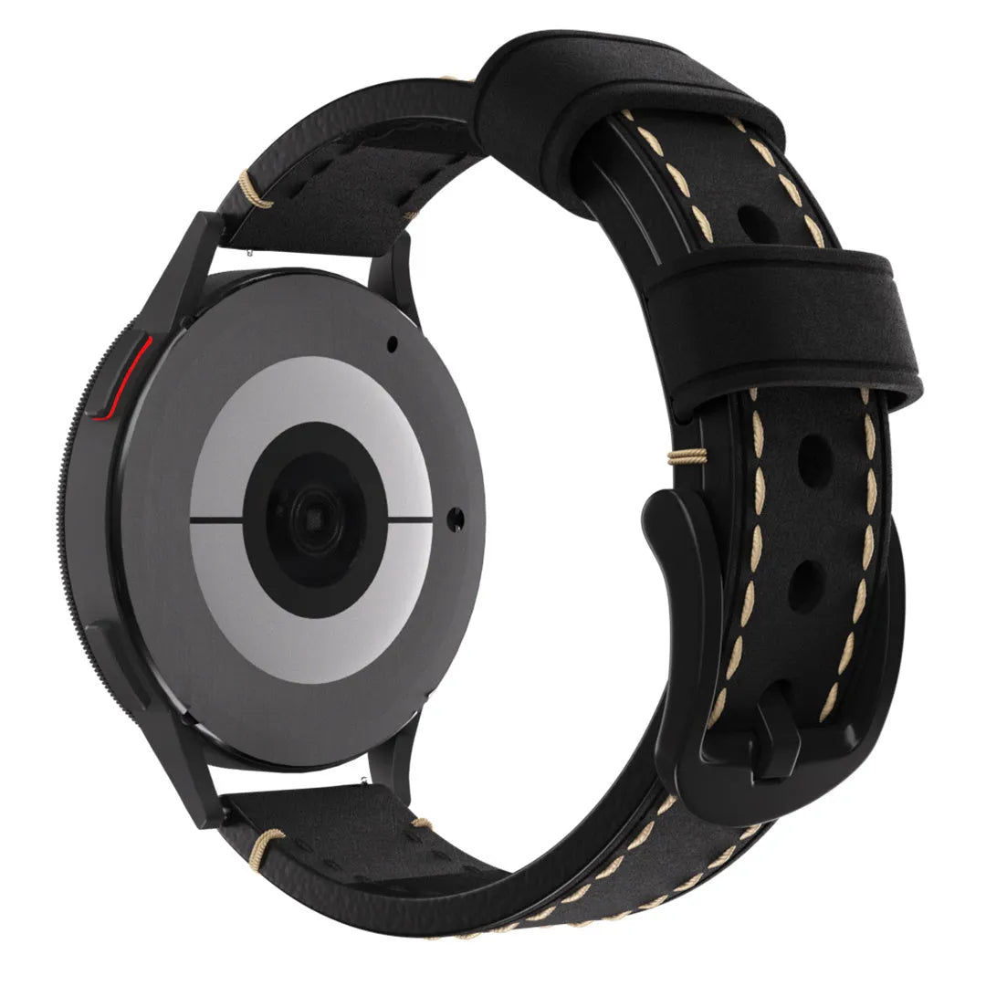 Oppo Watch X2 Mini genuine leren band (zwart)