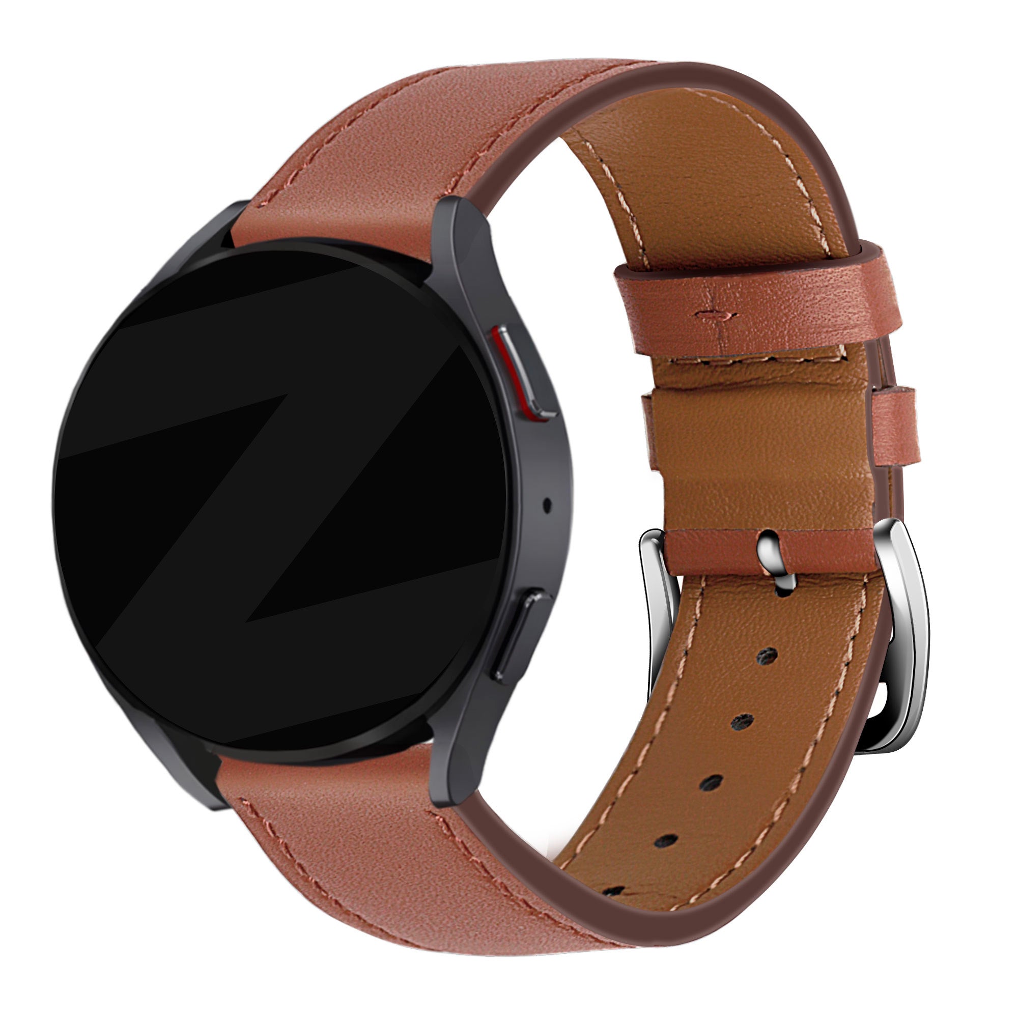 Bandz OnePlus Watch 3 lederen band 'Deluxe' (bruin)