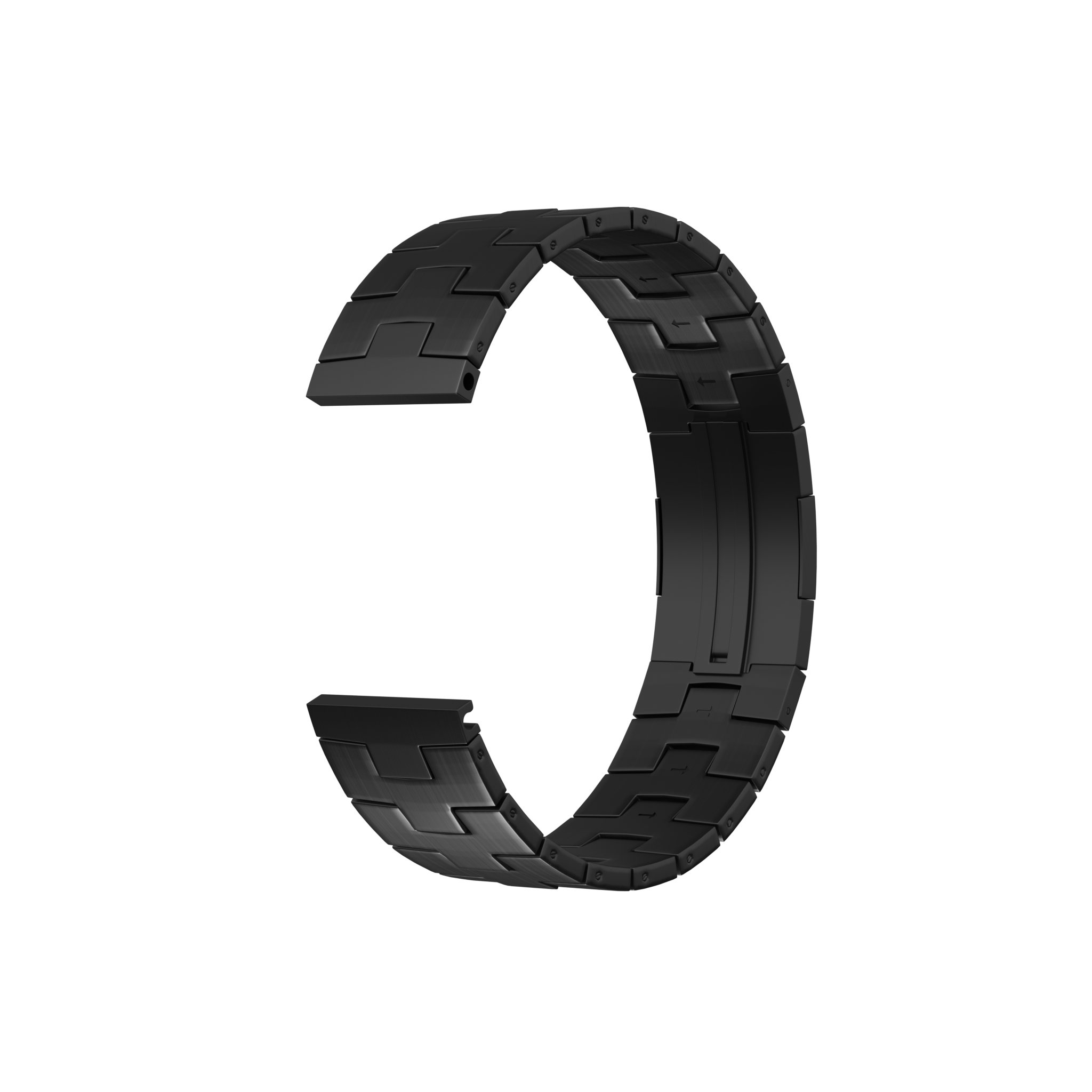Suunto Vertical titanium grain band (platte sluiting) (grafiet)