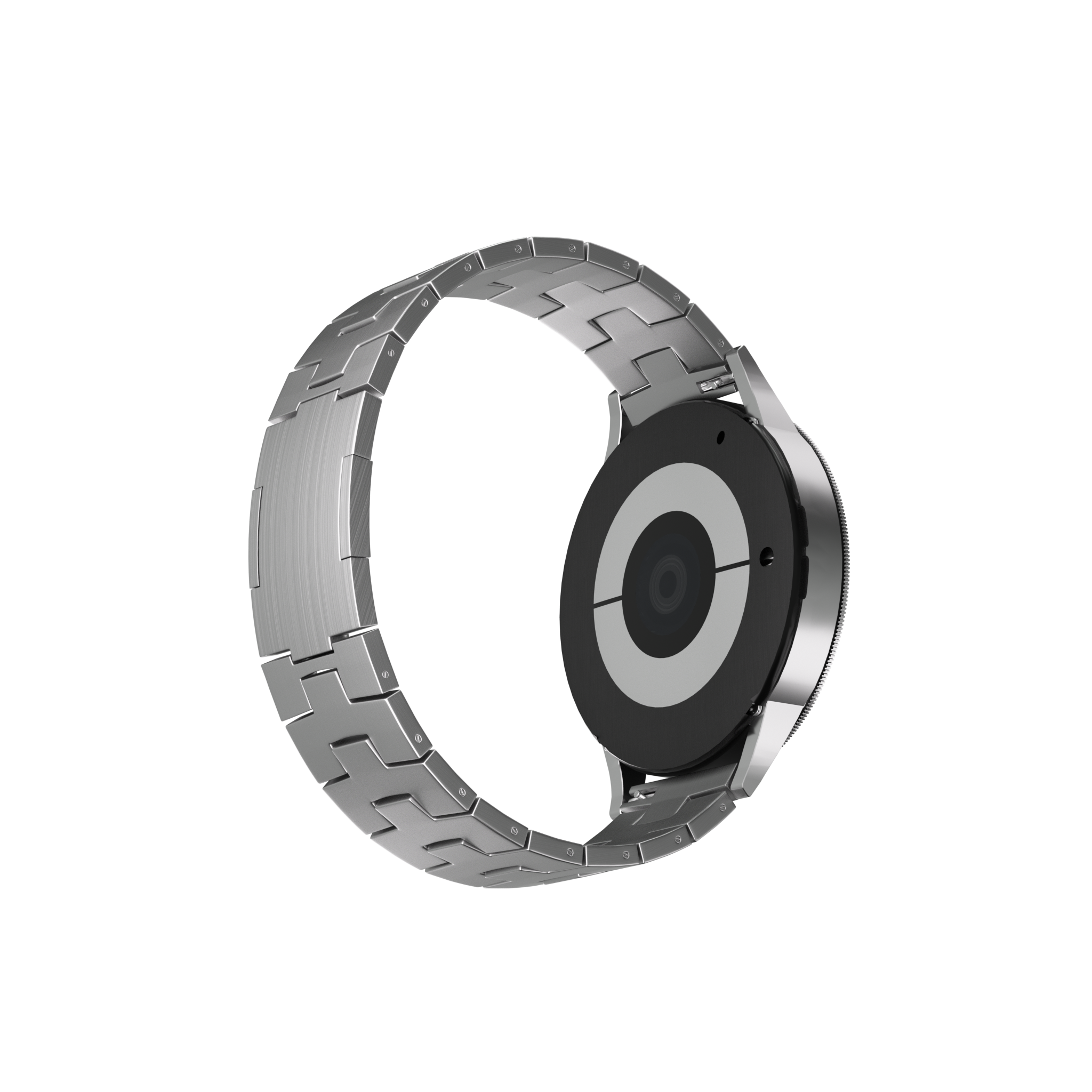 Amazfit GTR 4 titanium grain band (platte sluiting) (zilver)