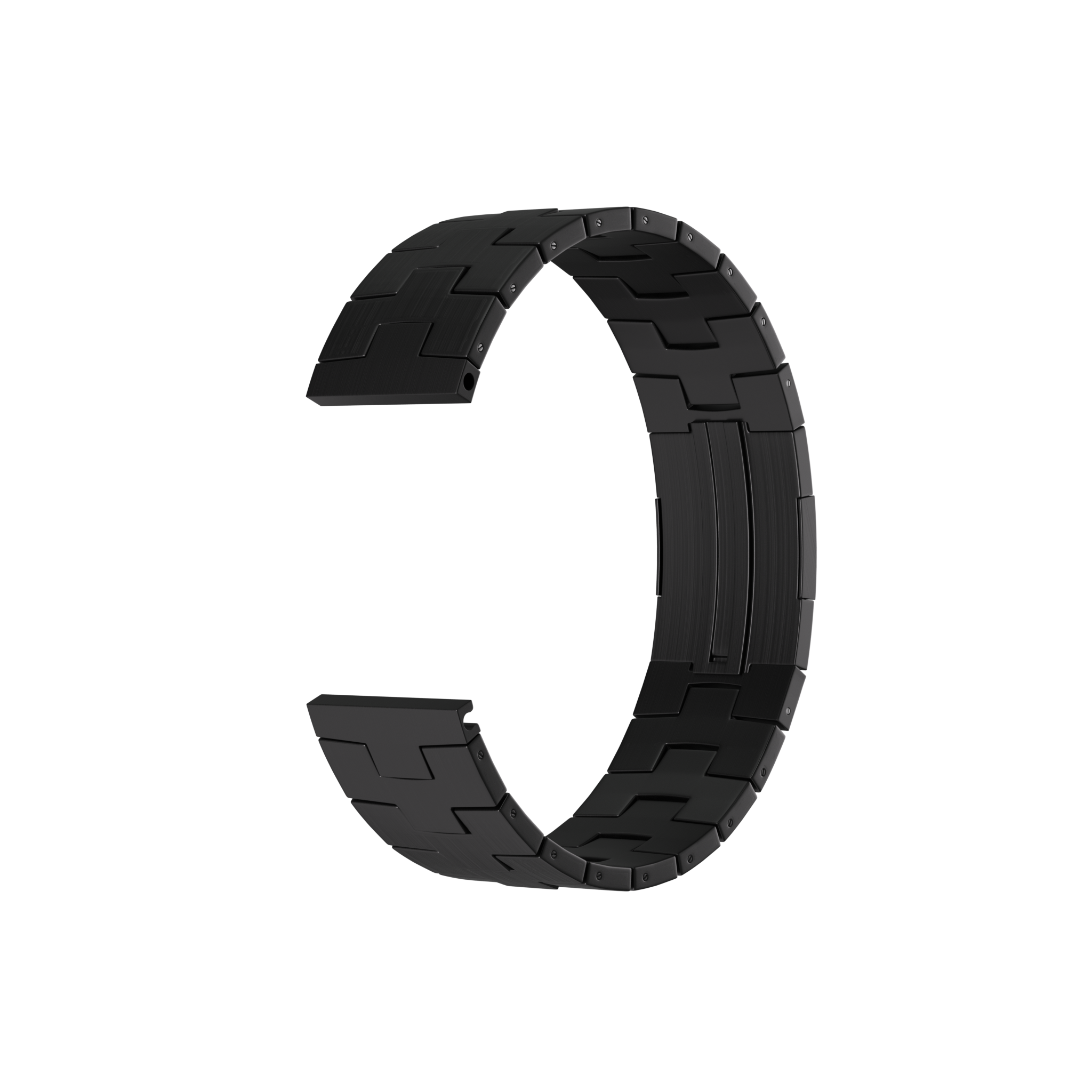 Huawei Watch Ultimate titanium grain band (platte sluiting) (zwart)