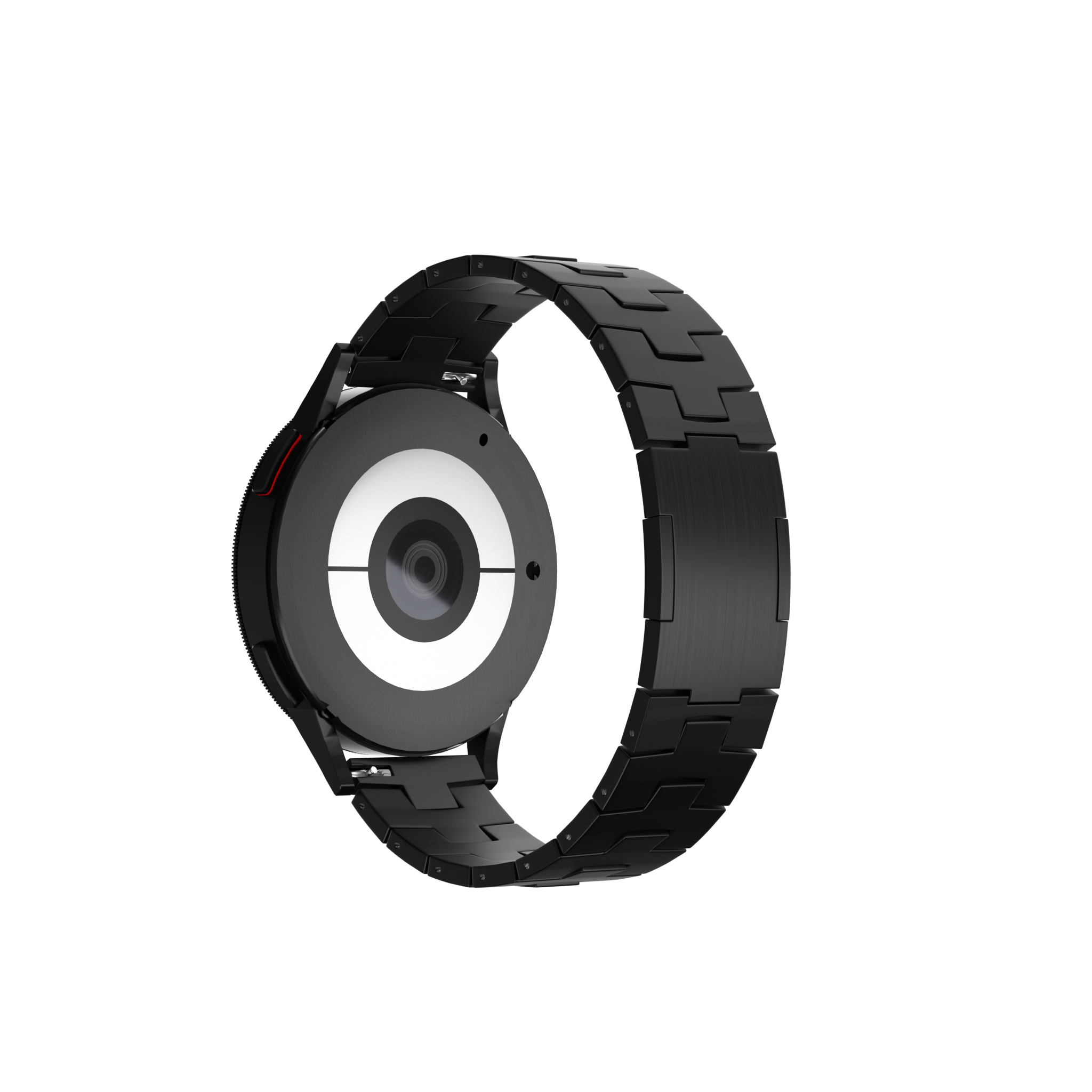 Coros Pace 3 titanium grain band (platte sluiting) (zwart)