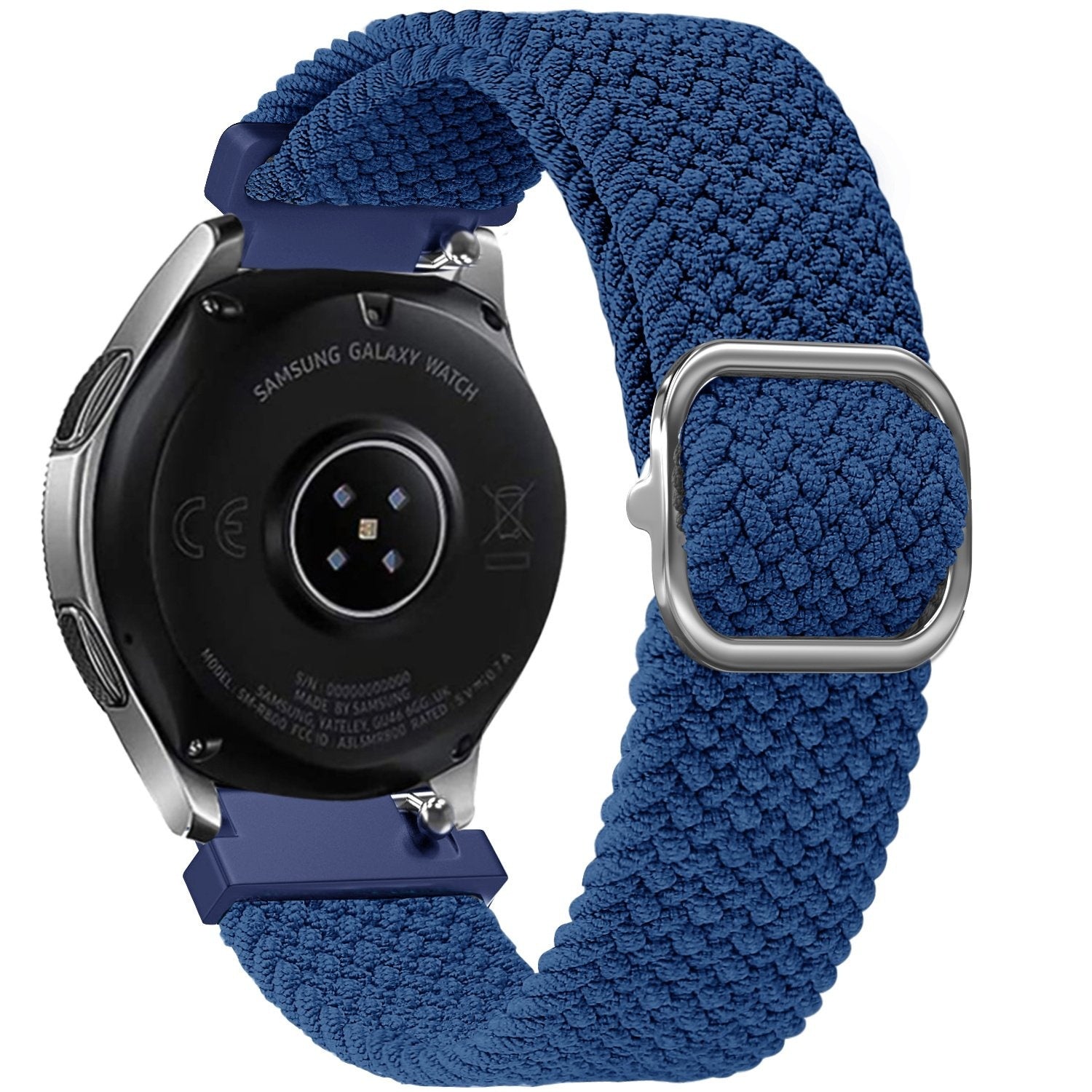 Suunto Run verstelbaar geweven bandje (blauw)