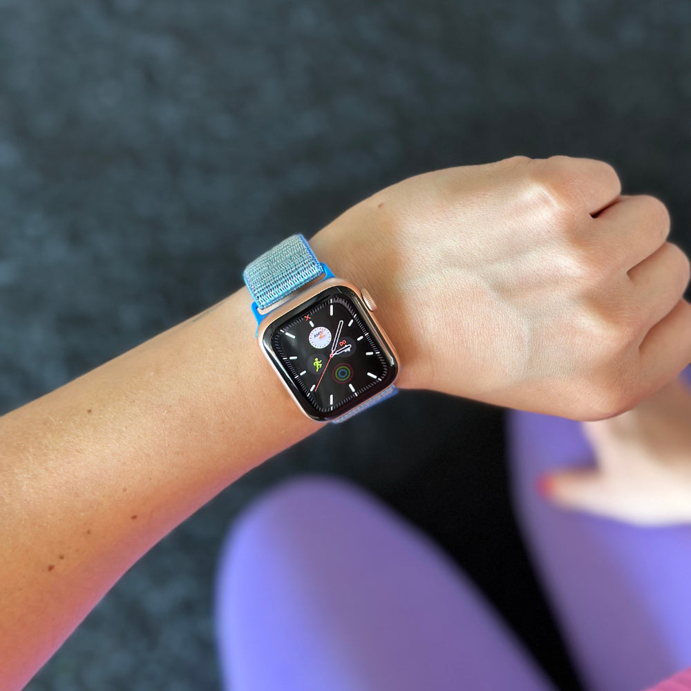 Apple Watch Ultra nylon bandje (blauw)